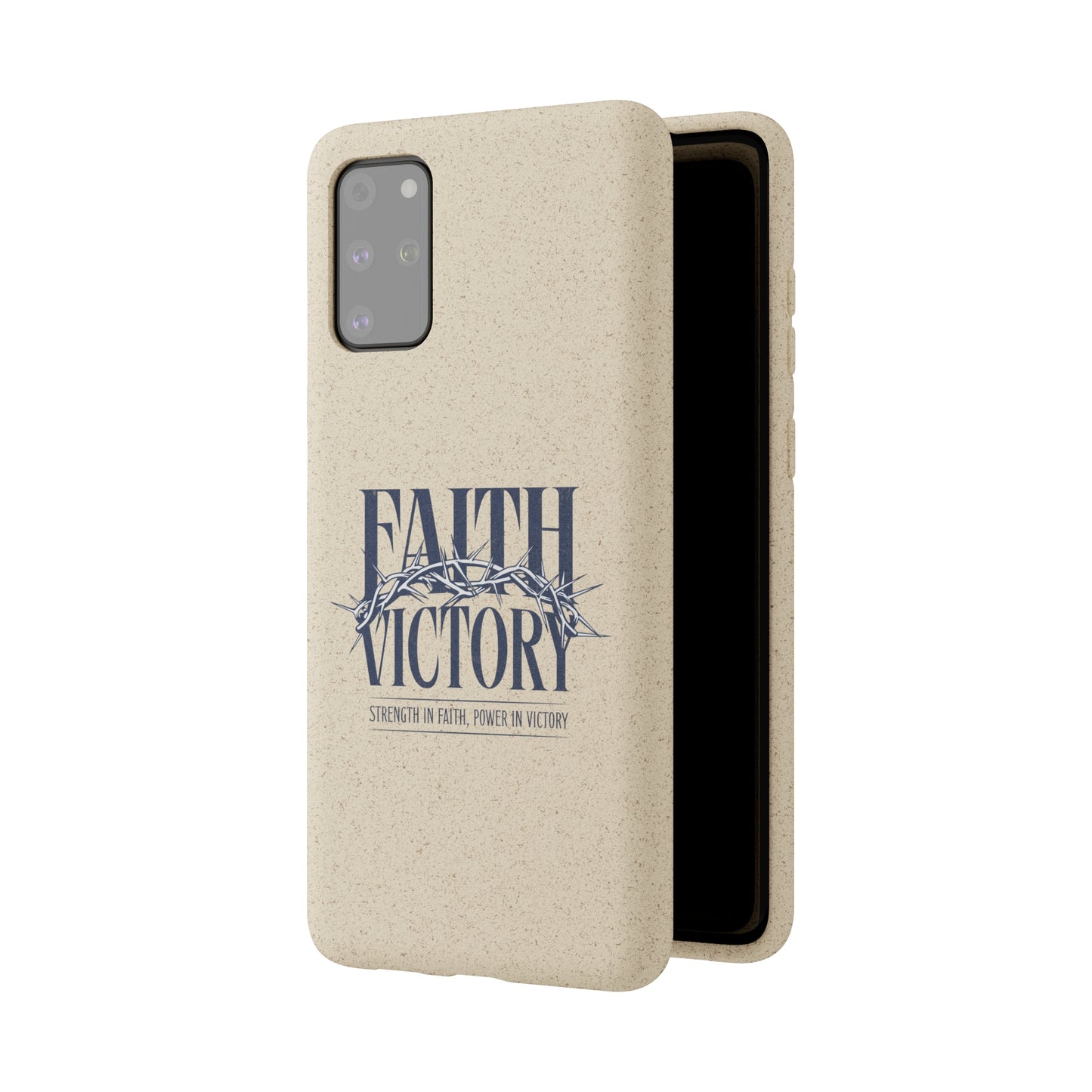Biodegradable Phone Case - Faith & Victory Design