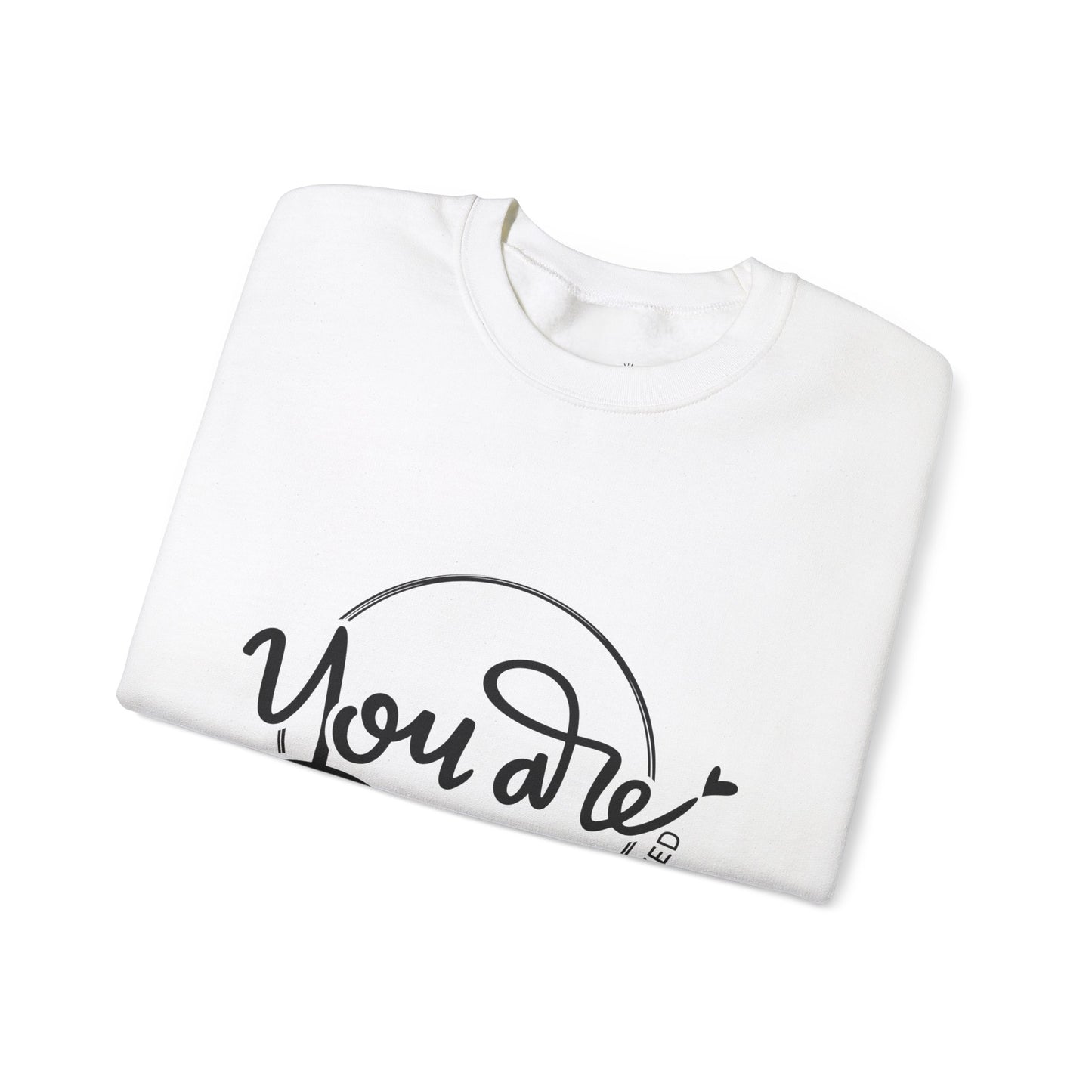 You Are Beautiful Crewneck Sweatshirt, Motivational Sweatshirt, Gifts for Her, Self-Love Apparel, Inspirational Clothing