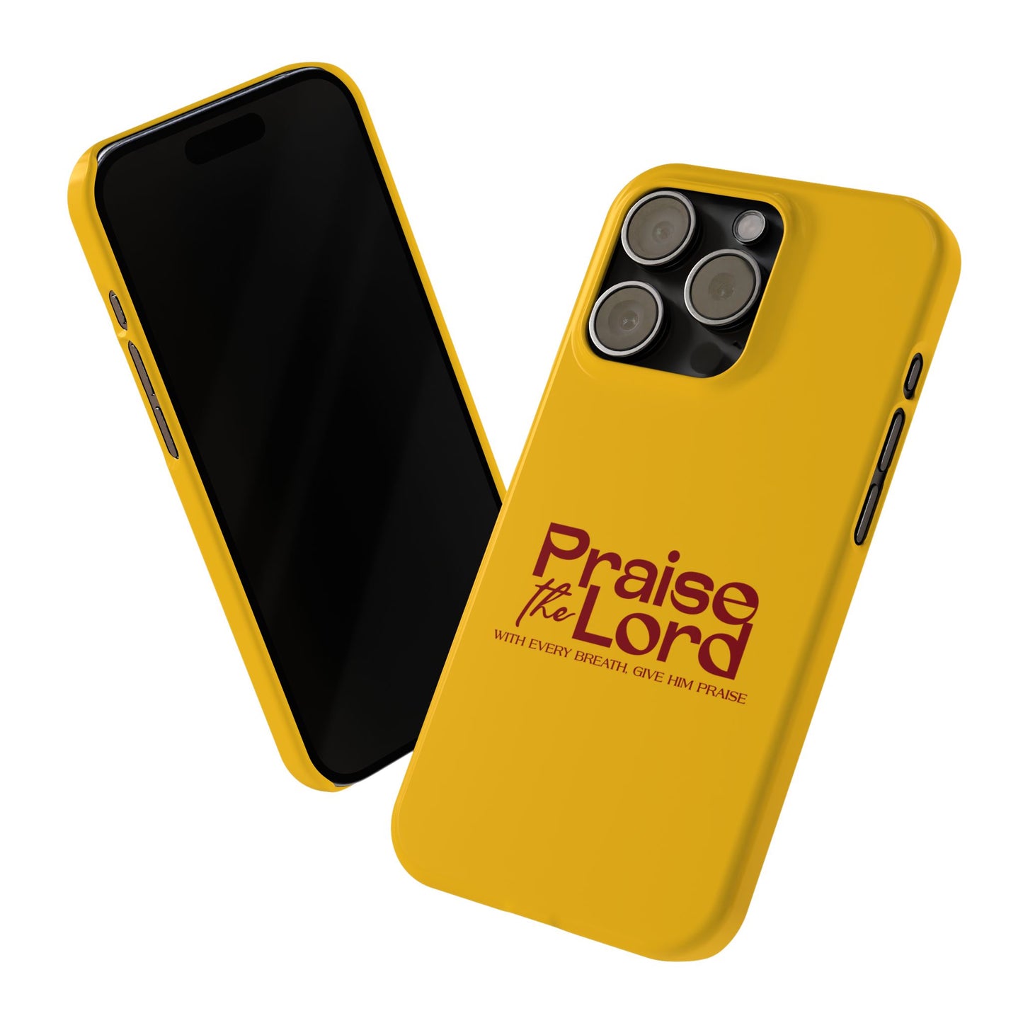 Praise the Lord Slim Phone Case - Inspirational Christian Design