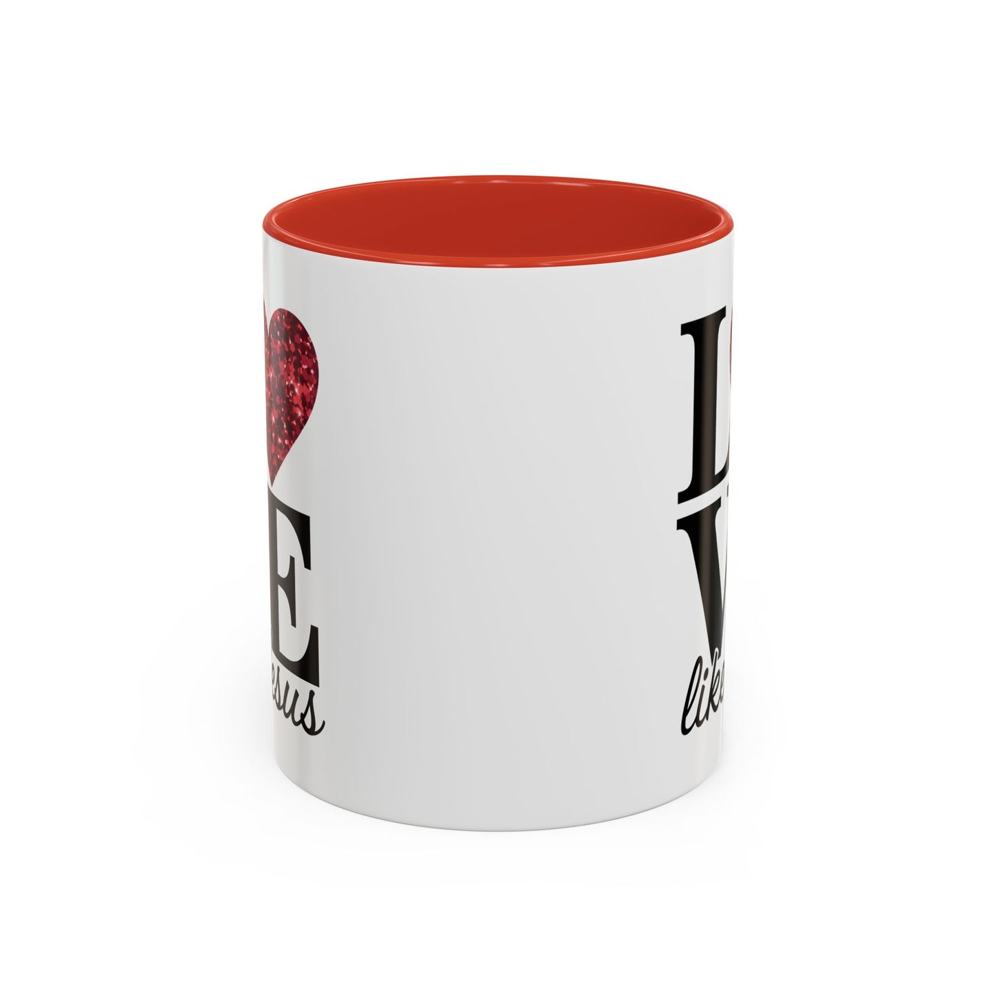 Inspirational Love Mug - Heart Design, Perfect Gift for Christians, Quotes Mug, Coffee Lover's Gift, Decorate Your Kitchen