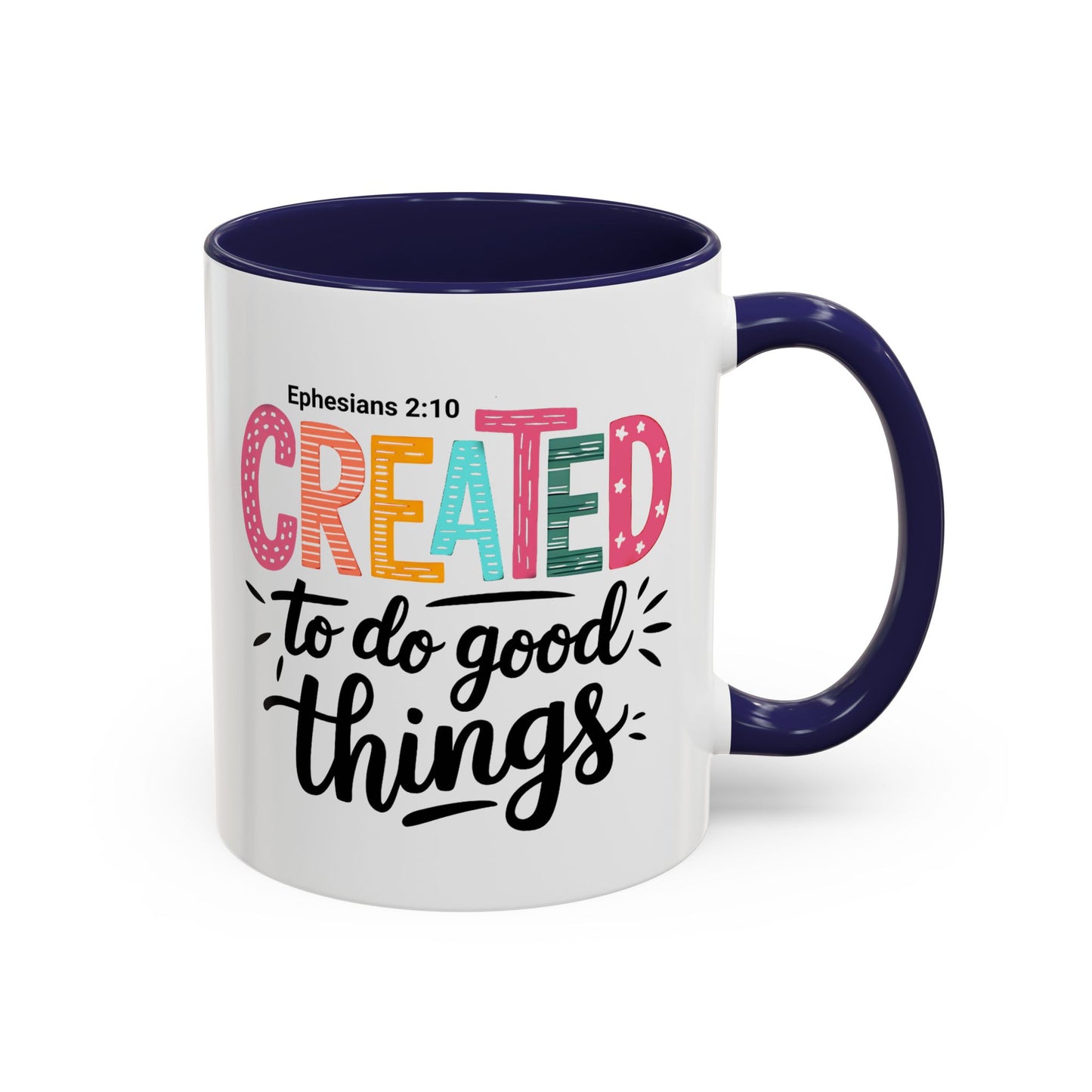 Inspirational Accent Coffee Mug - Perfect for Gifts, Home Decor, Faith-Based Inspirations, Motivational Quotes, Christian Encouragement