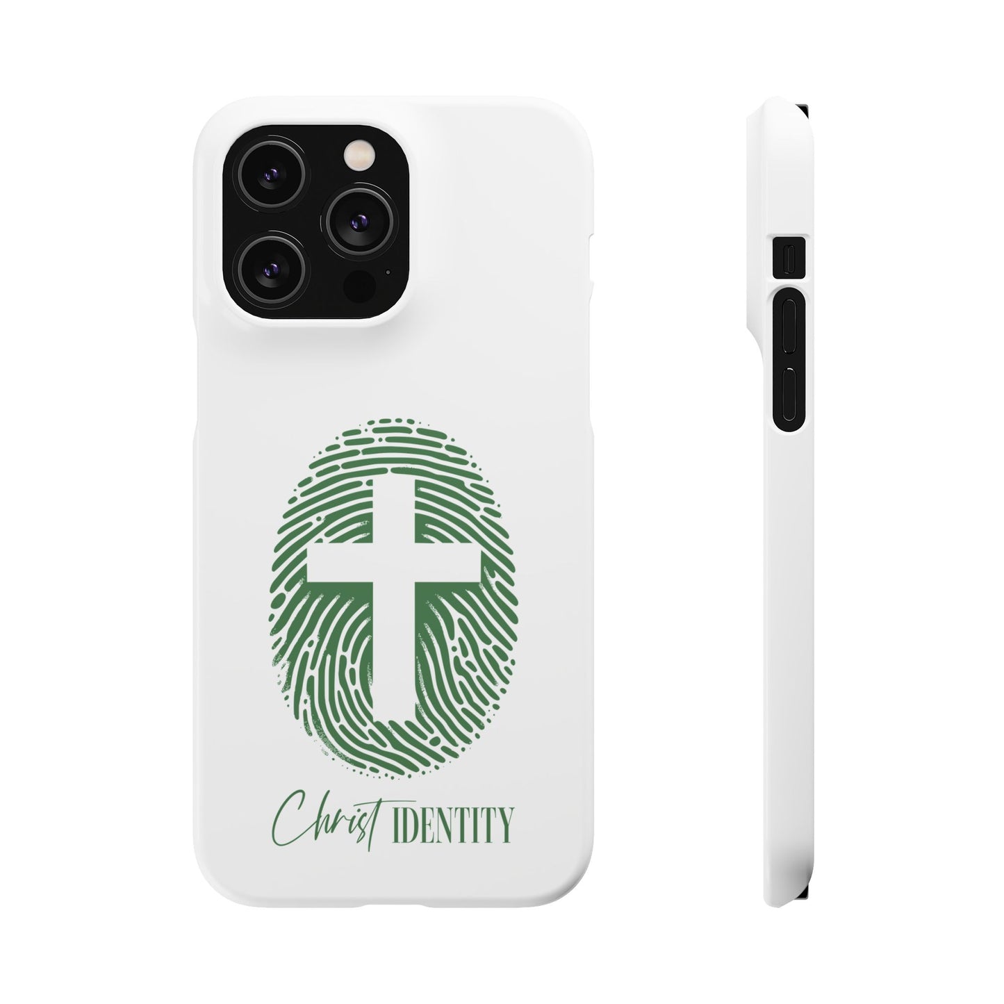 Inspirational Christ Identity Snap Case - Faith-Based Phone Cover