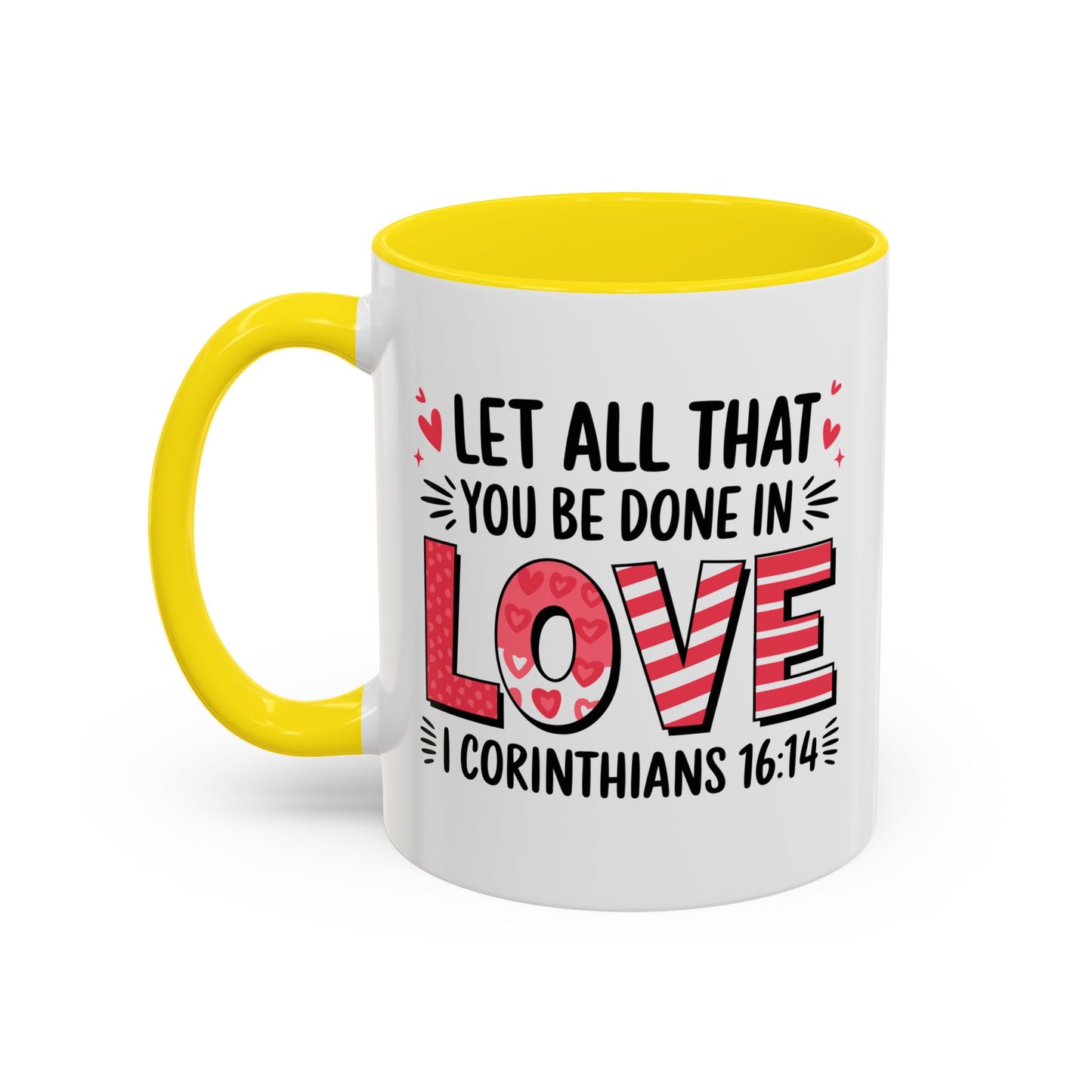 Inspirational Love Coffee Mug - Perfect for Gift Giving, Home, Office, Motivational Design, Valentine's Day Mug, Christian Gift