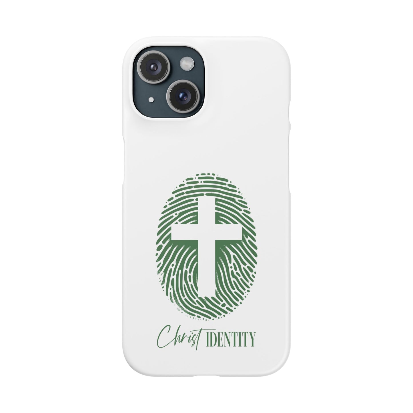 Inspirational Christ Identity Snap Case - Faith-Based Phone Cover