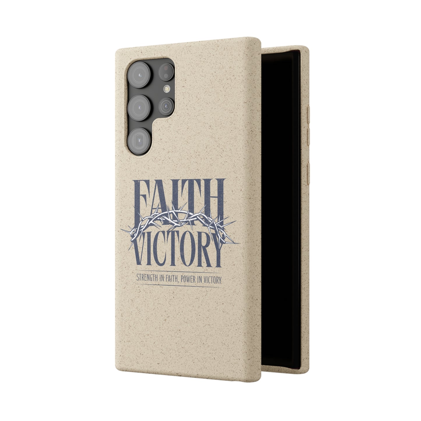 Biodegradable Phone Case - Faith & Victory Design