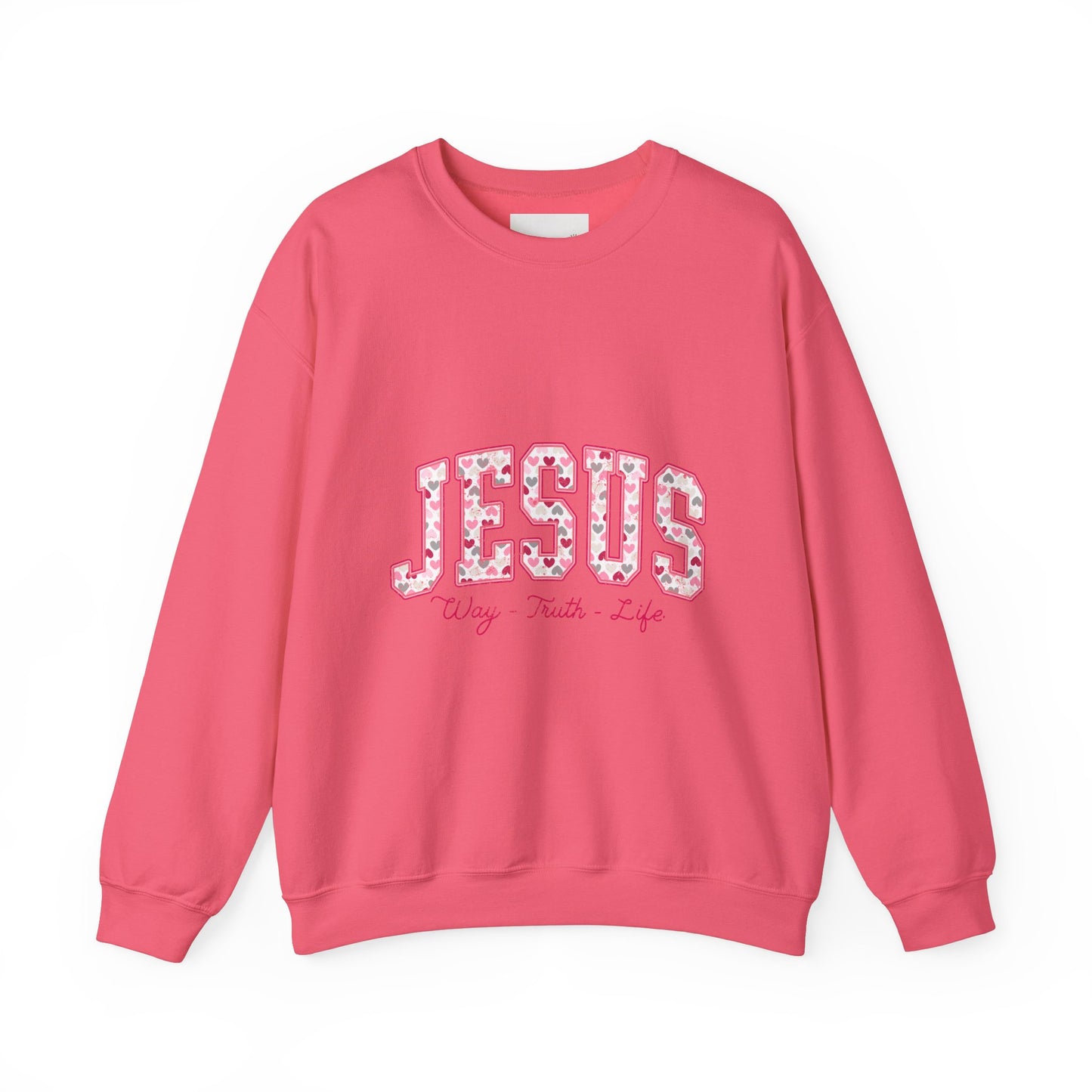 Inspirational Jesus Crewneck Sweatshirt - Faith-Based Apparel, Christian Gift, Cozy Style, Casual Wear, Spiritual Vibe