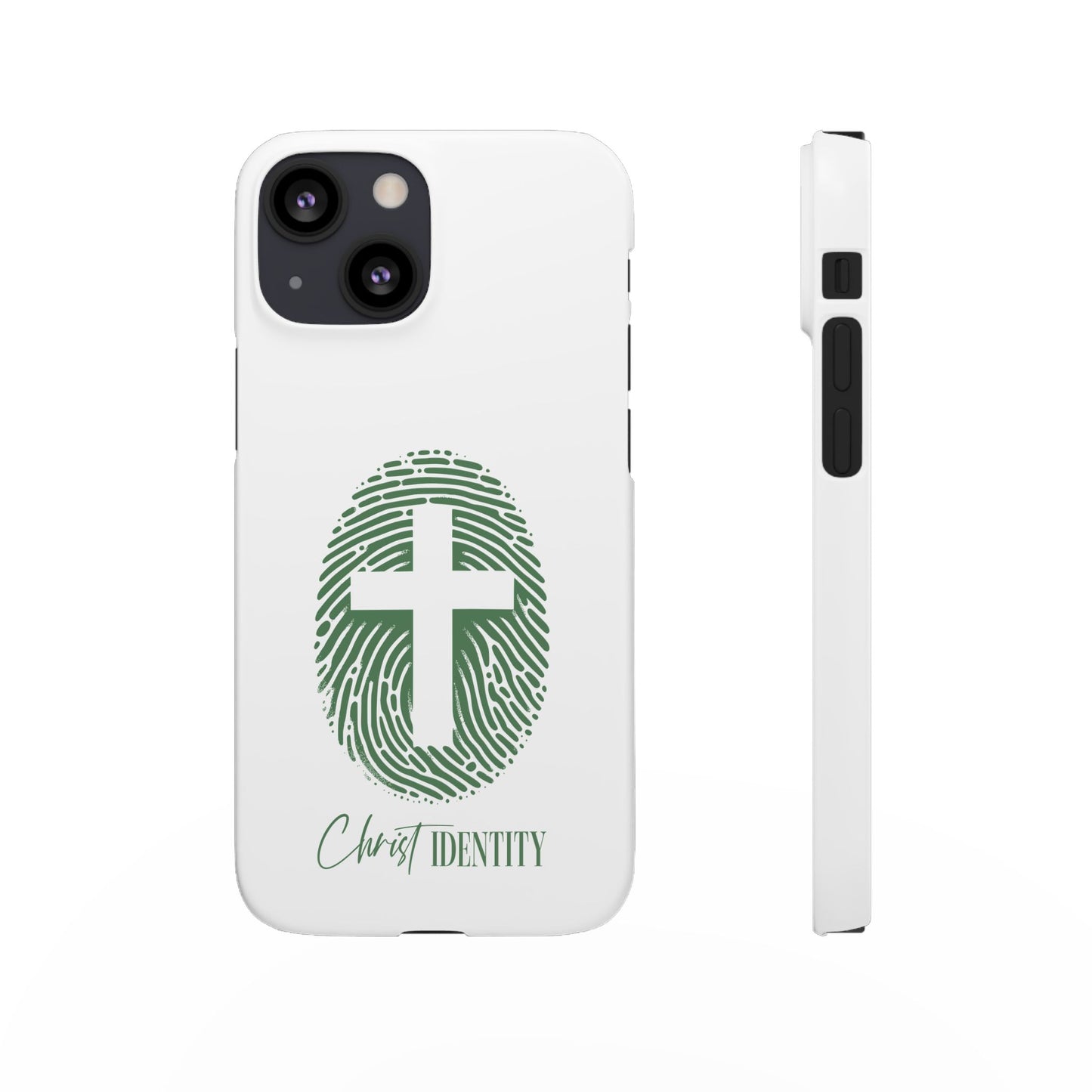 Inspirational Christ Identity Snap Case - Faith-Based Phone Cover