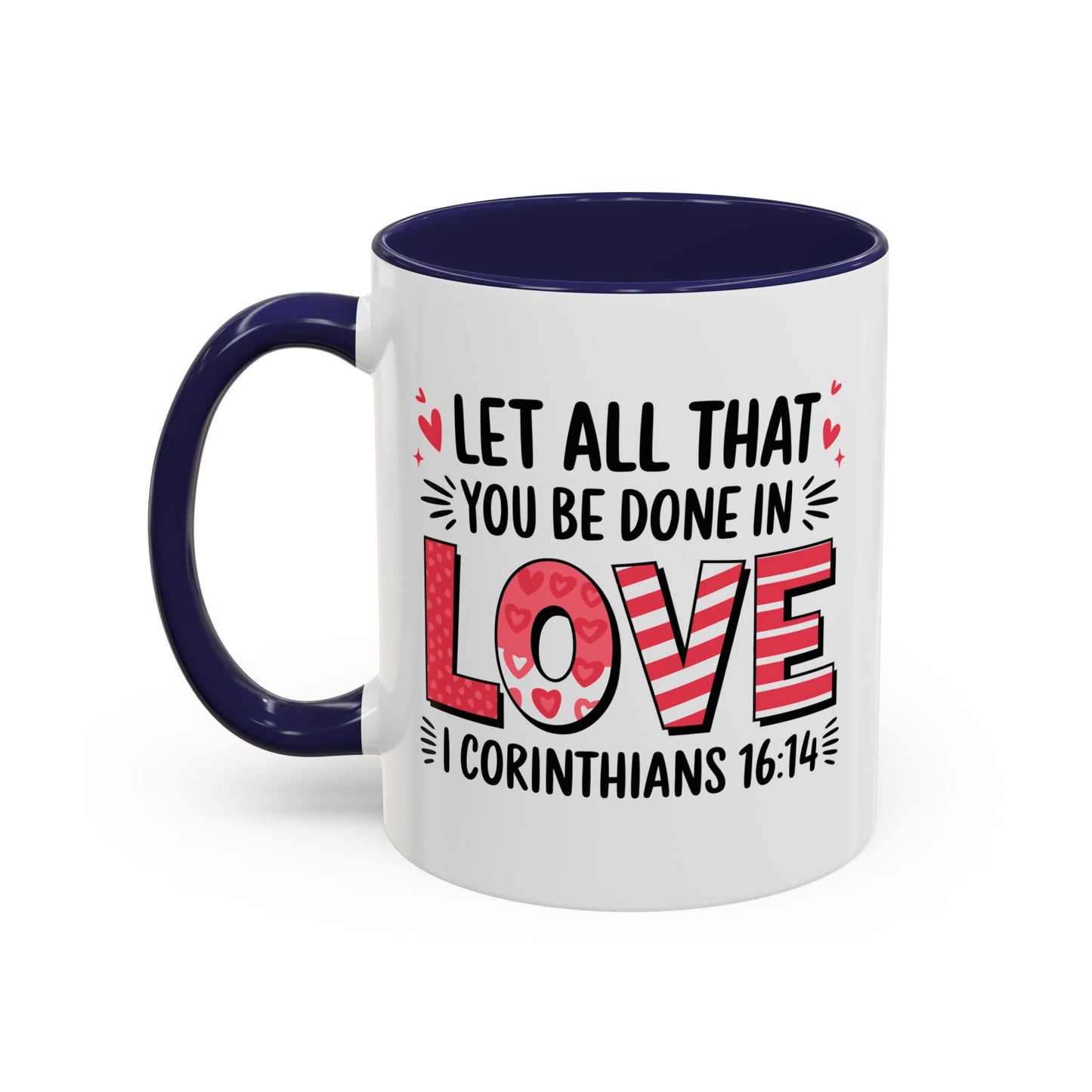Inspirational Love Coffee Mug - Perfect for Gift Giving, Home, Office, Motivational Design, Valentine's Day Mug, Christian Gift