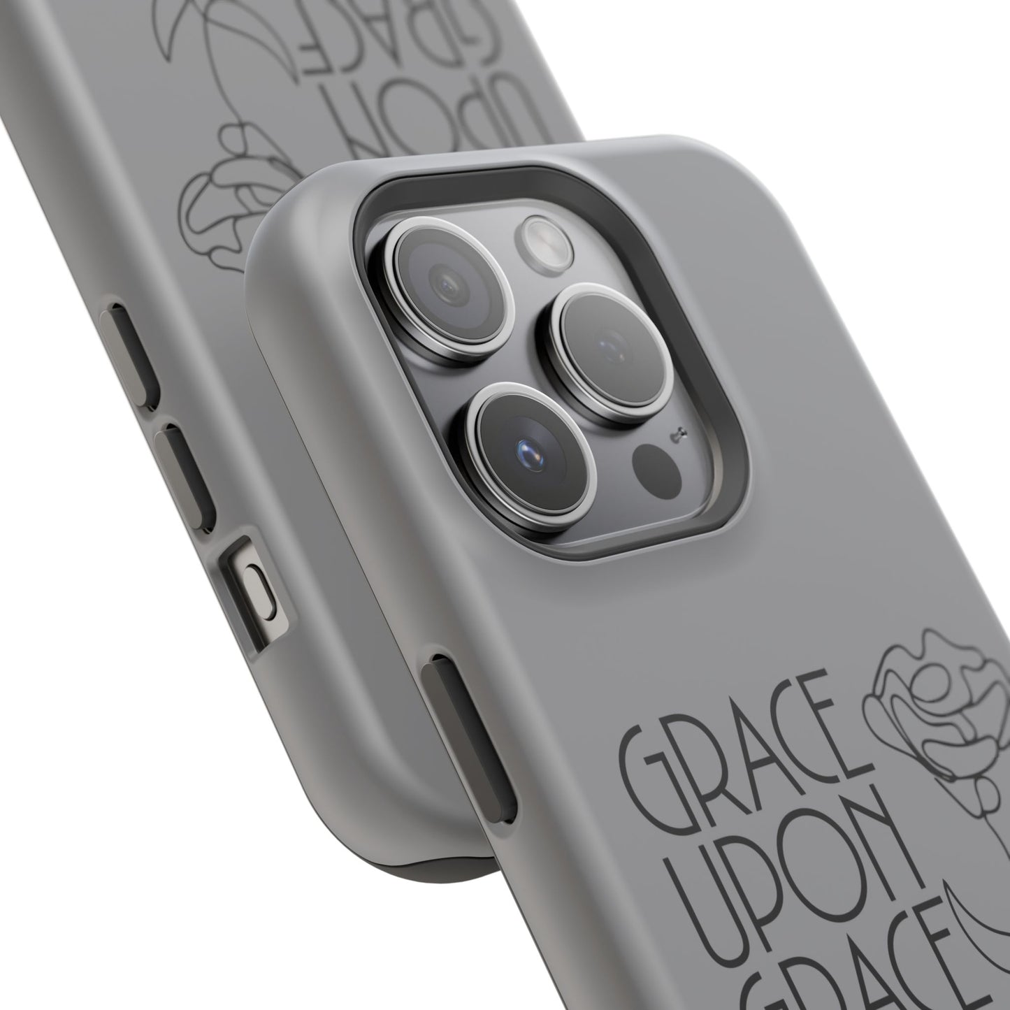 Inspirational Magnetic Phone Case - 'Grace Upon Grace' Design