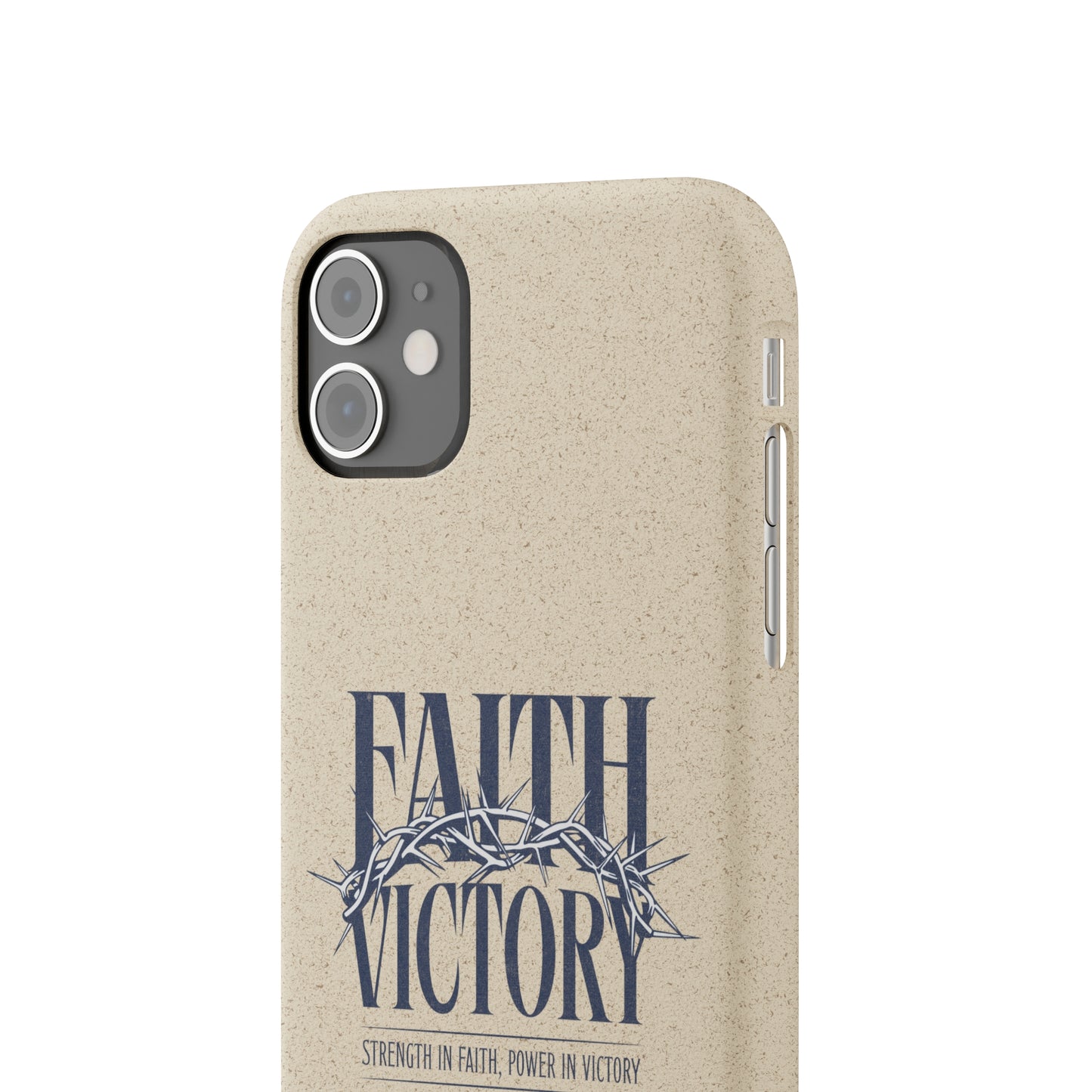 Biodegradable Phone Case - Faith & Victory Design