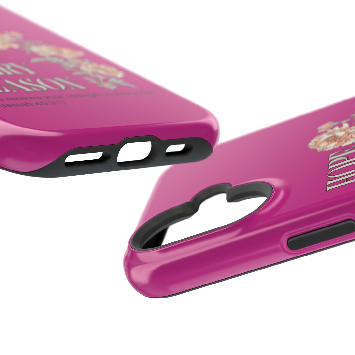 Inspirational Floral Magnetic Tough Case - "Hope in Every Season"