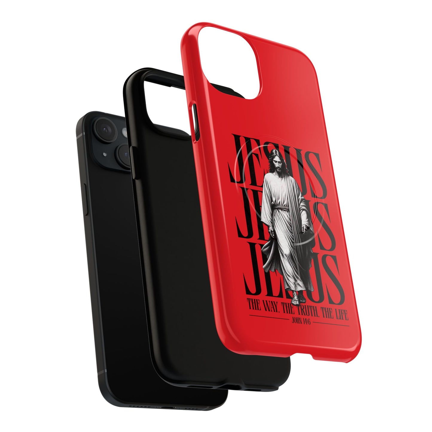 Faith-Inspired Tough Magnetic Phone Case - Jesus The Way, The Truth, The Life