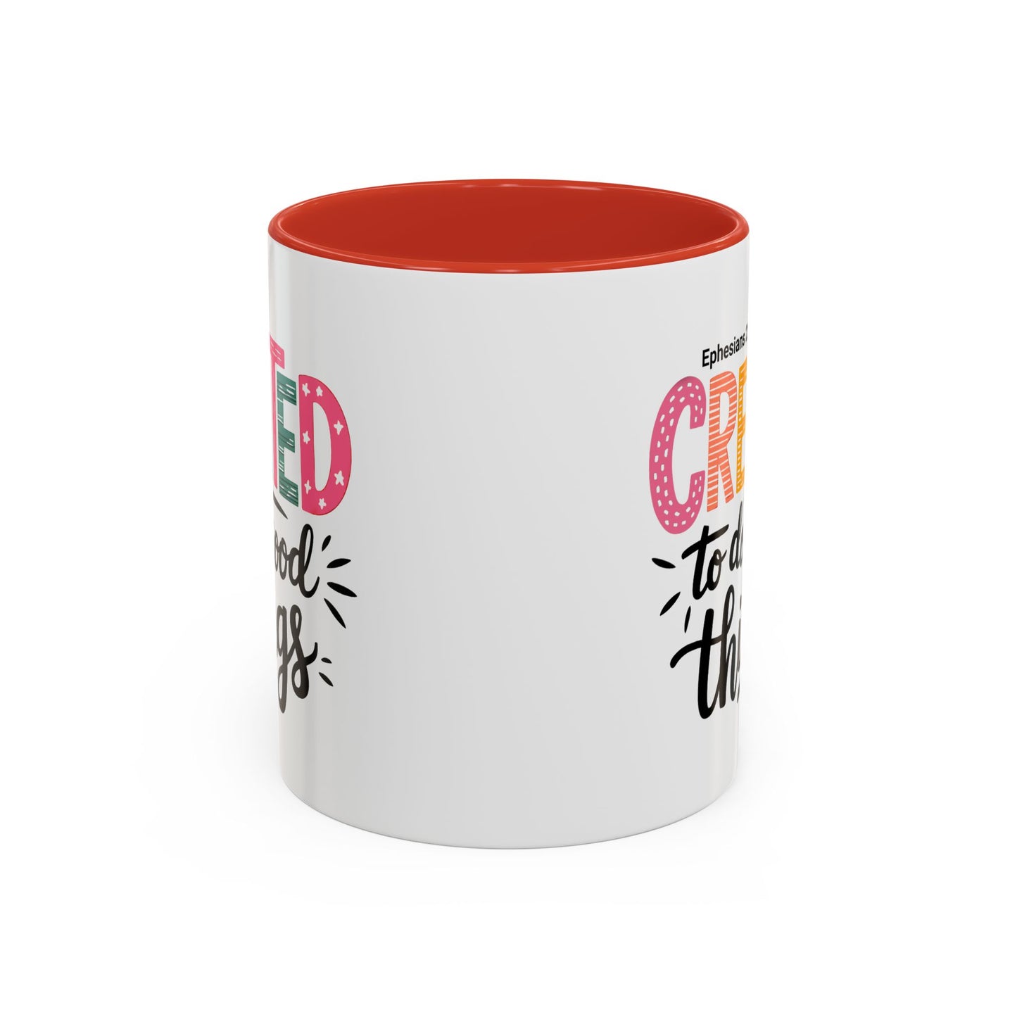 Inspirational Accent Coffee Mug - Perfect for Gifts, Home Decor, Faith-Based Inspirations, Motivational Quotes, Christian Encouragement