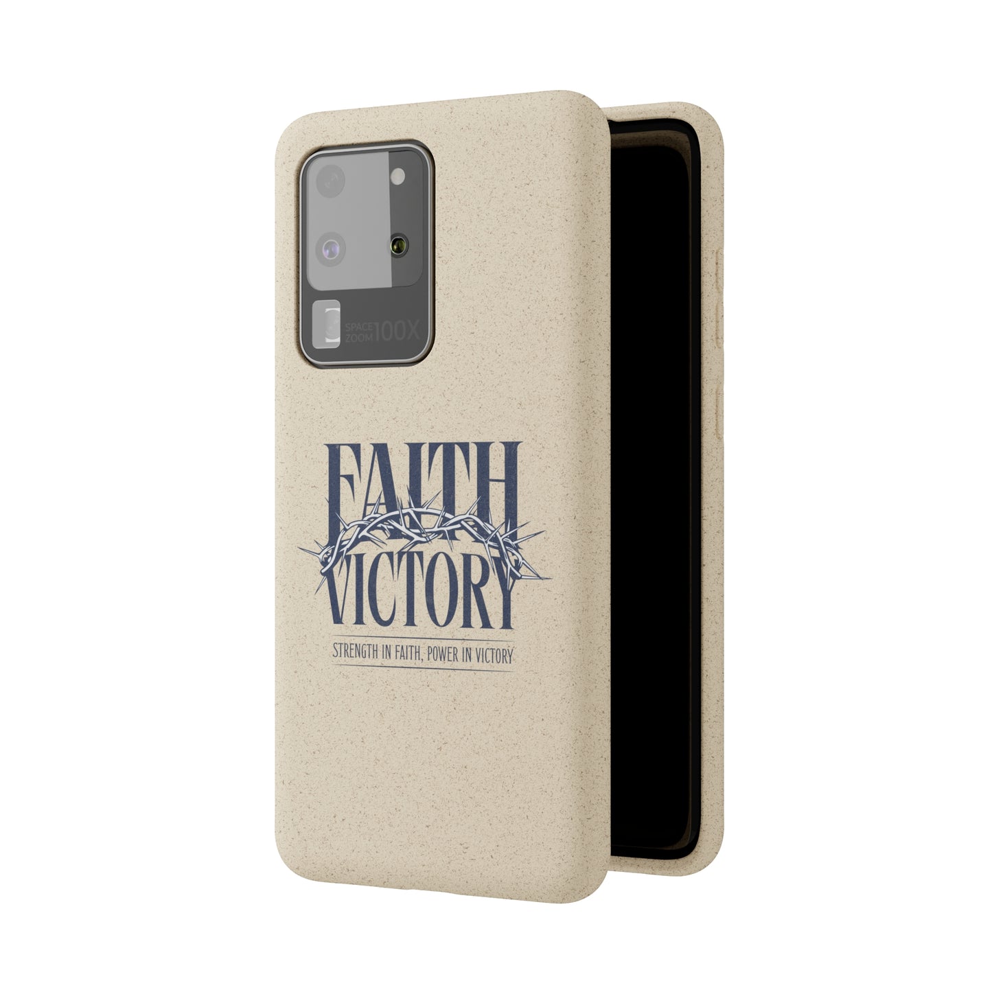 Biodegradable Phone Case - Faith & Victory Design