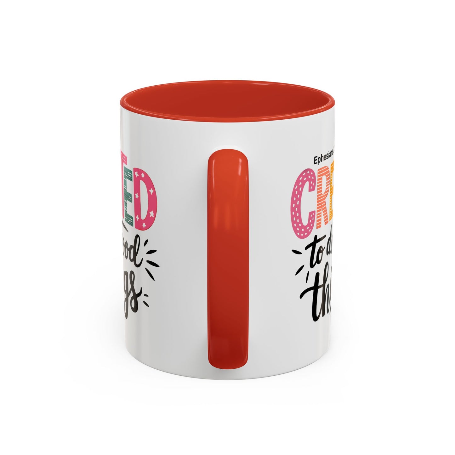 Inspirational Accent Coffee Mug - Perfect for Gifts, Home Decor, Faith-Based Inspirations, Motivational Quotes, Christian Encouragement