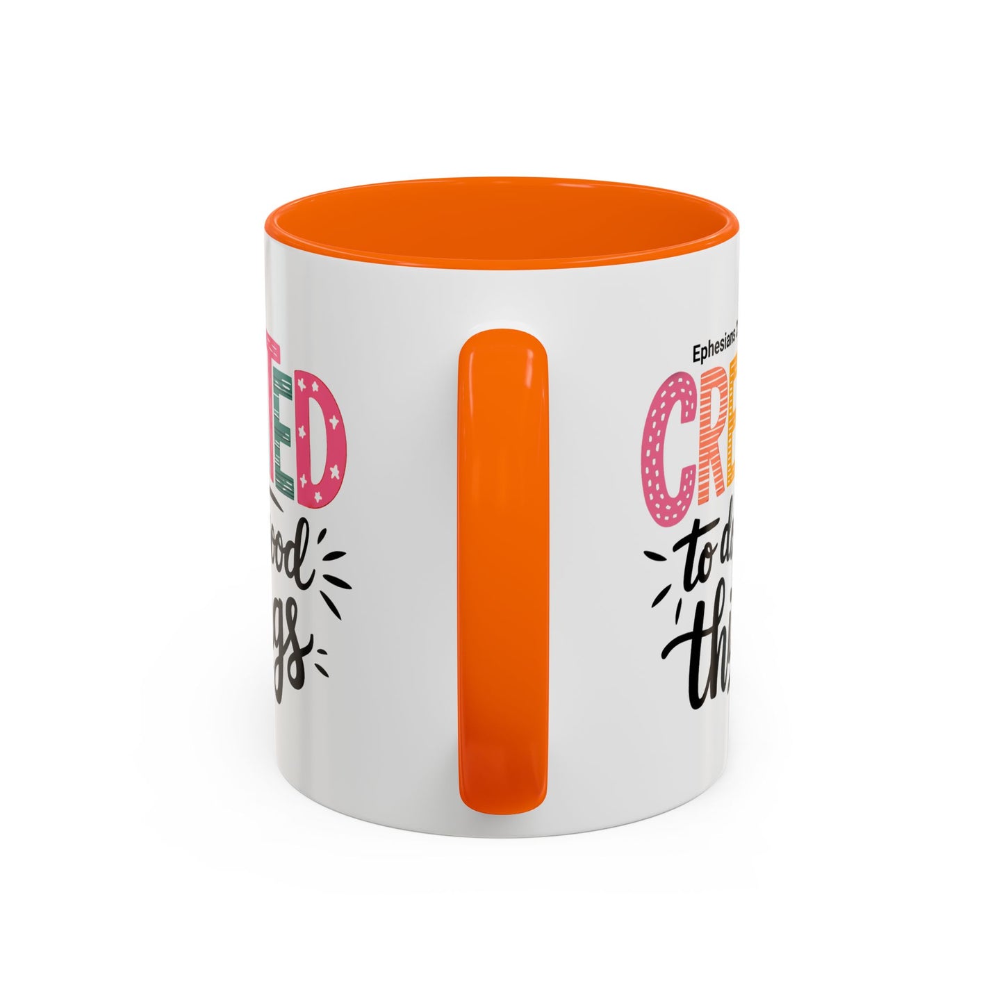 Inspirational Accent Coffee Mug - Perfect for Gifts, Home Decor, Faith-Based Inspirations, Motivational Quotes, Christian Encouragement
