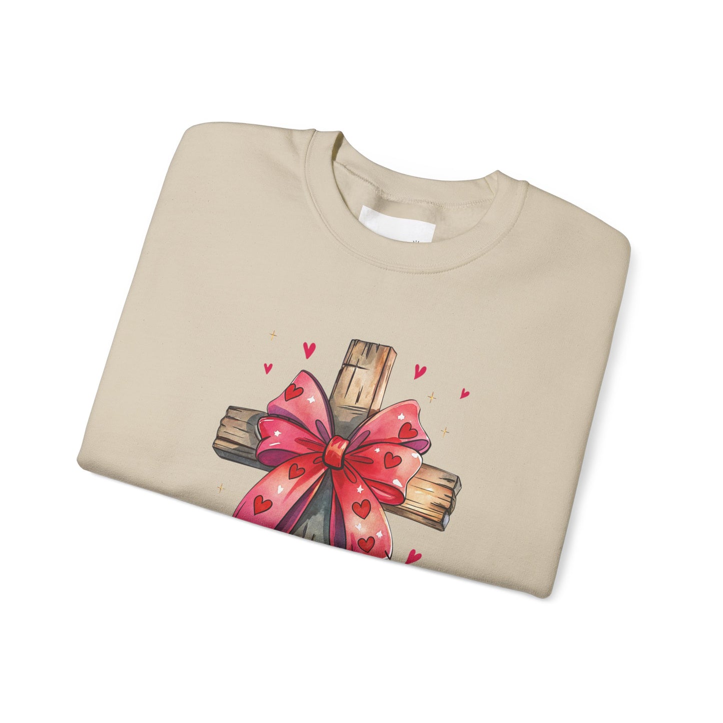 Faith-Inspired Crewneck Sweatshirt, Cozy Christian Gift, Jesus Love Apparel, Church Sweatshirt, Cute Casual Outfit