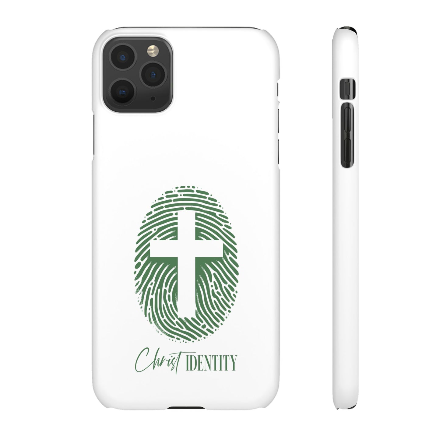 Inspirational Christ Identity Snap Case - Faith-Based Phone Cover