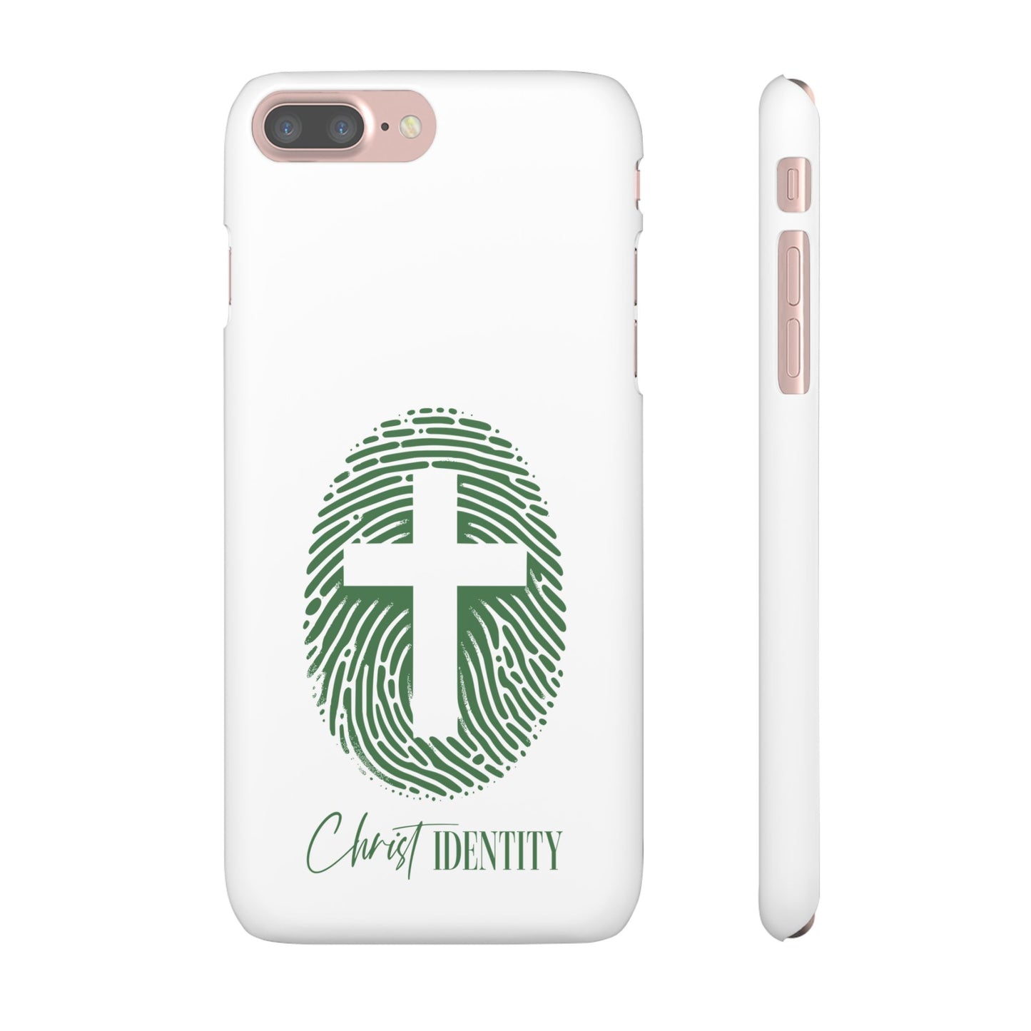 Inspirational Christ Identity Snap Case - Faith-Based Phone Cover
