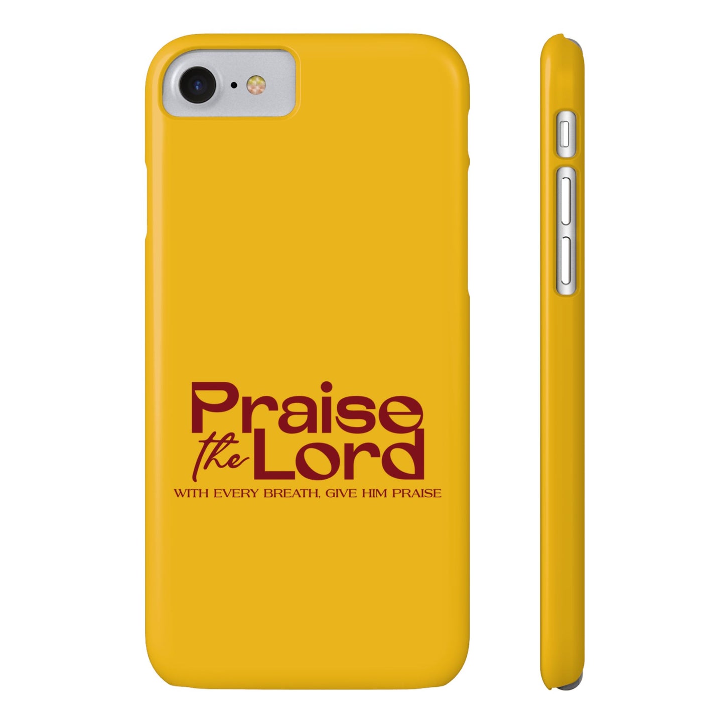 Praise the Lord Slim Phone Case - Inspirational Christian Design