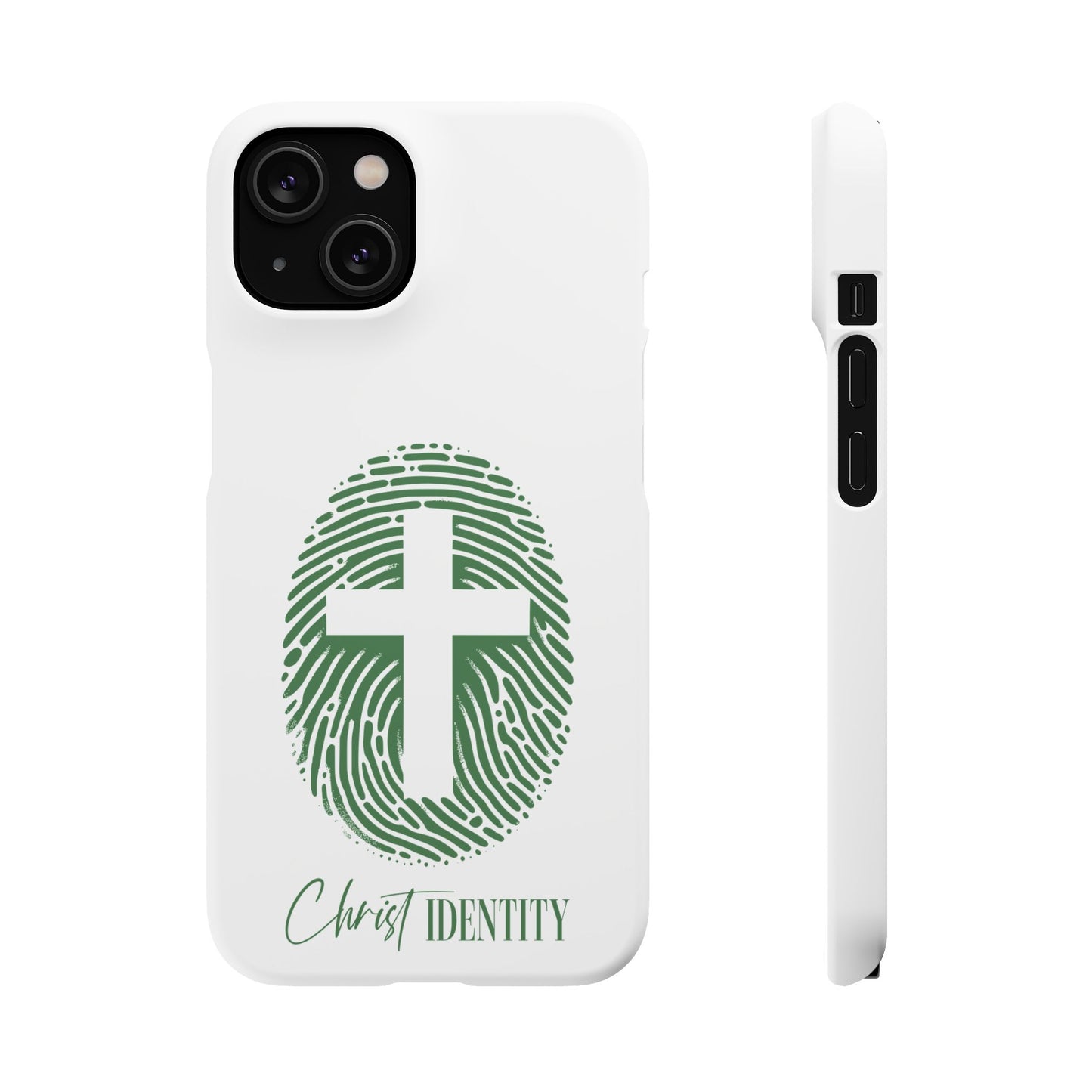 Inspirational Christ Identity Snap Case - Faith-Based Phone Cover