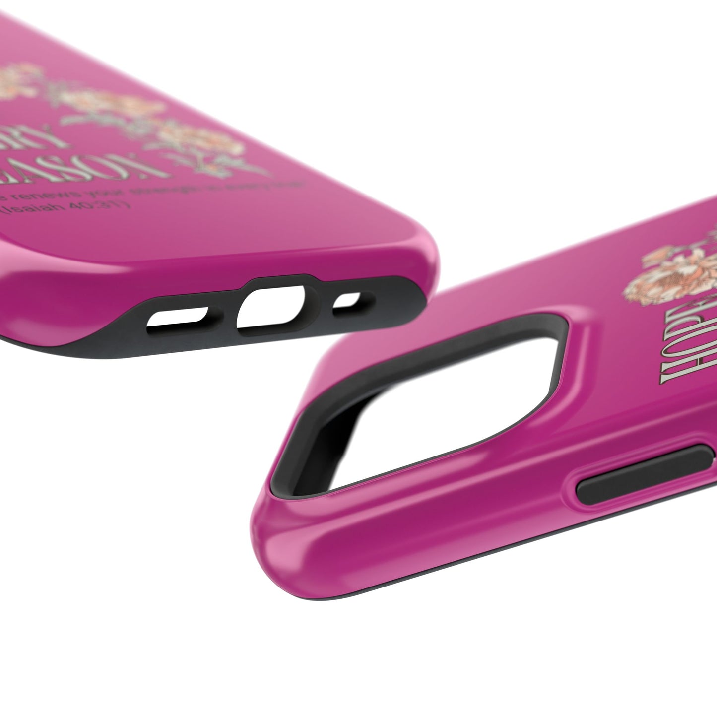 Inspirational Floral Magnetic Tough Case - "Hope in Every Season"