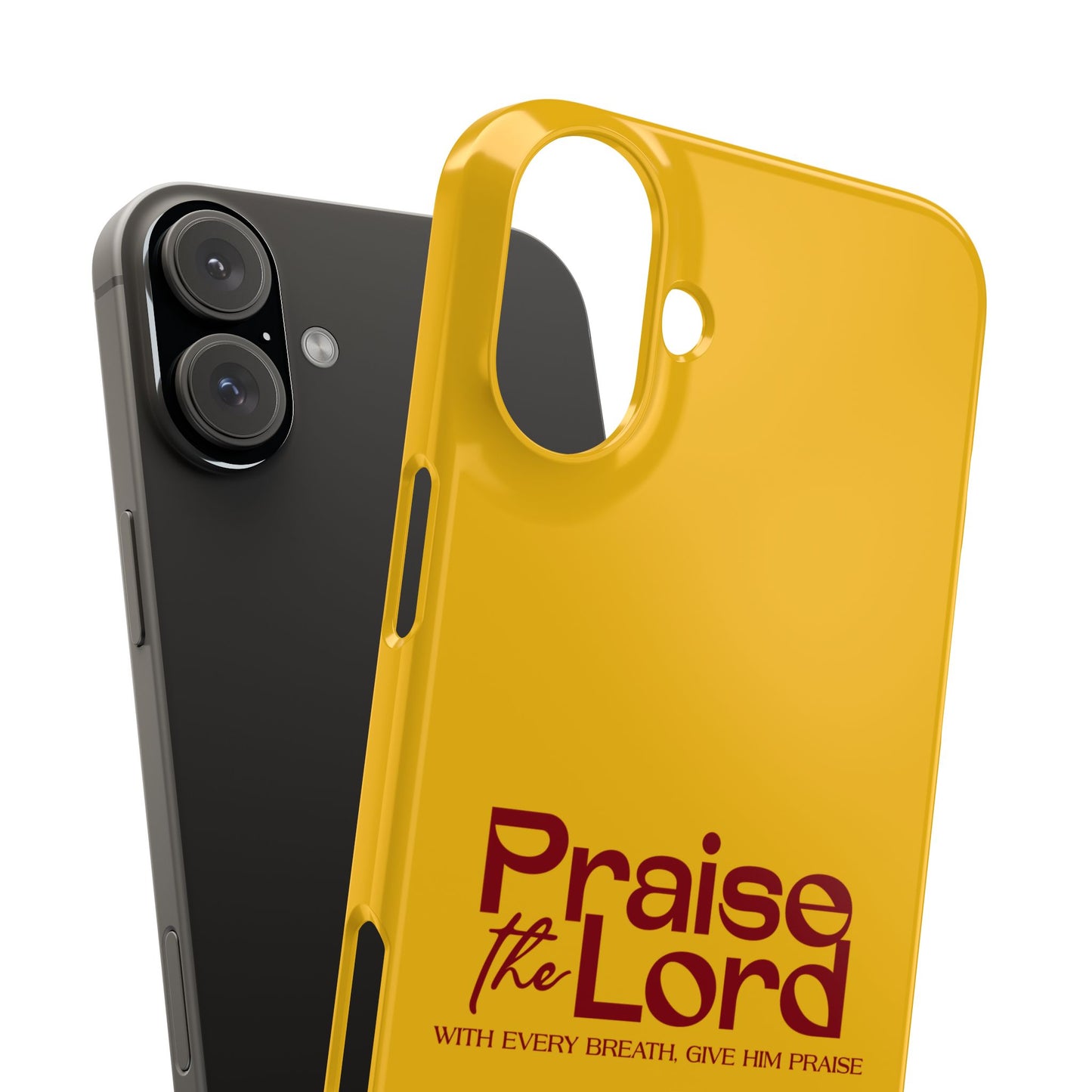Praise the Lord Slim Phone Case - Inspirational Christian Design