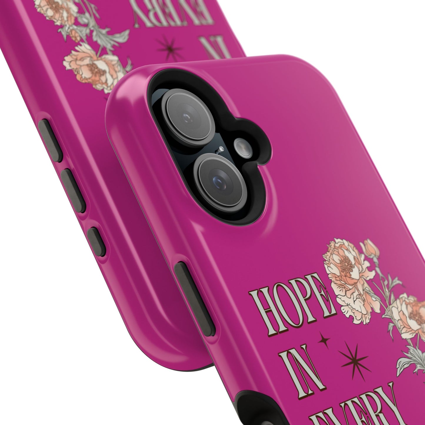 Inspirational Floral Magnetic Tough Case - "Hope in Every Season"