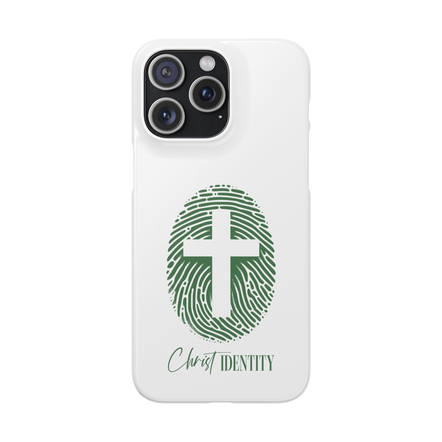 Inspirational Christ Identity Snap Case - Faith-Based Phone Cover
