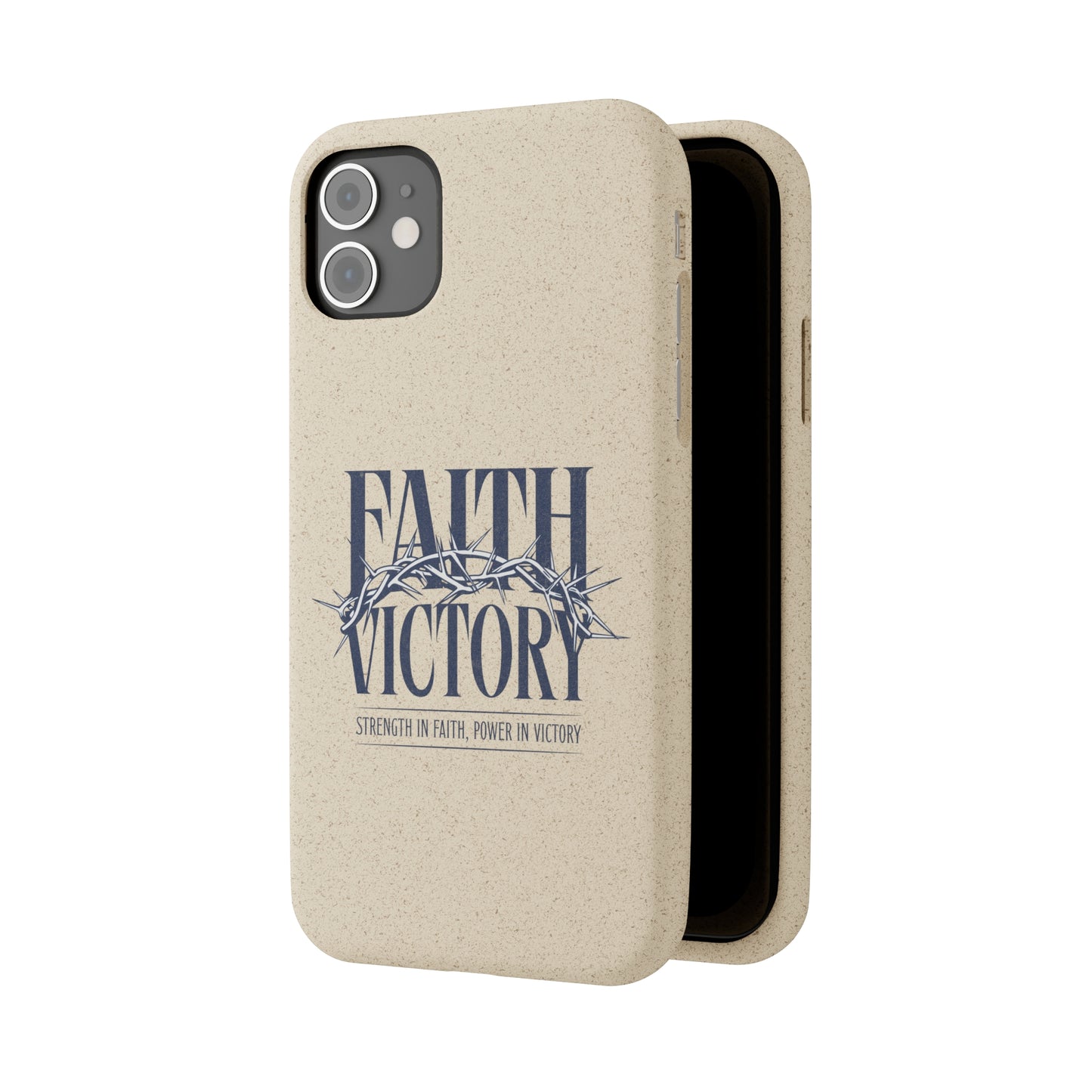 Biodegradable Phone Case - Faith & Victory Design