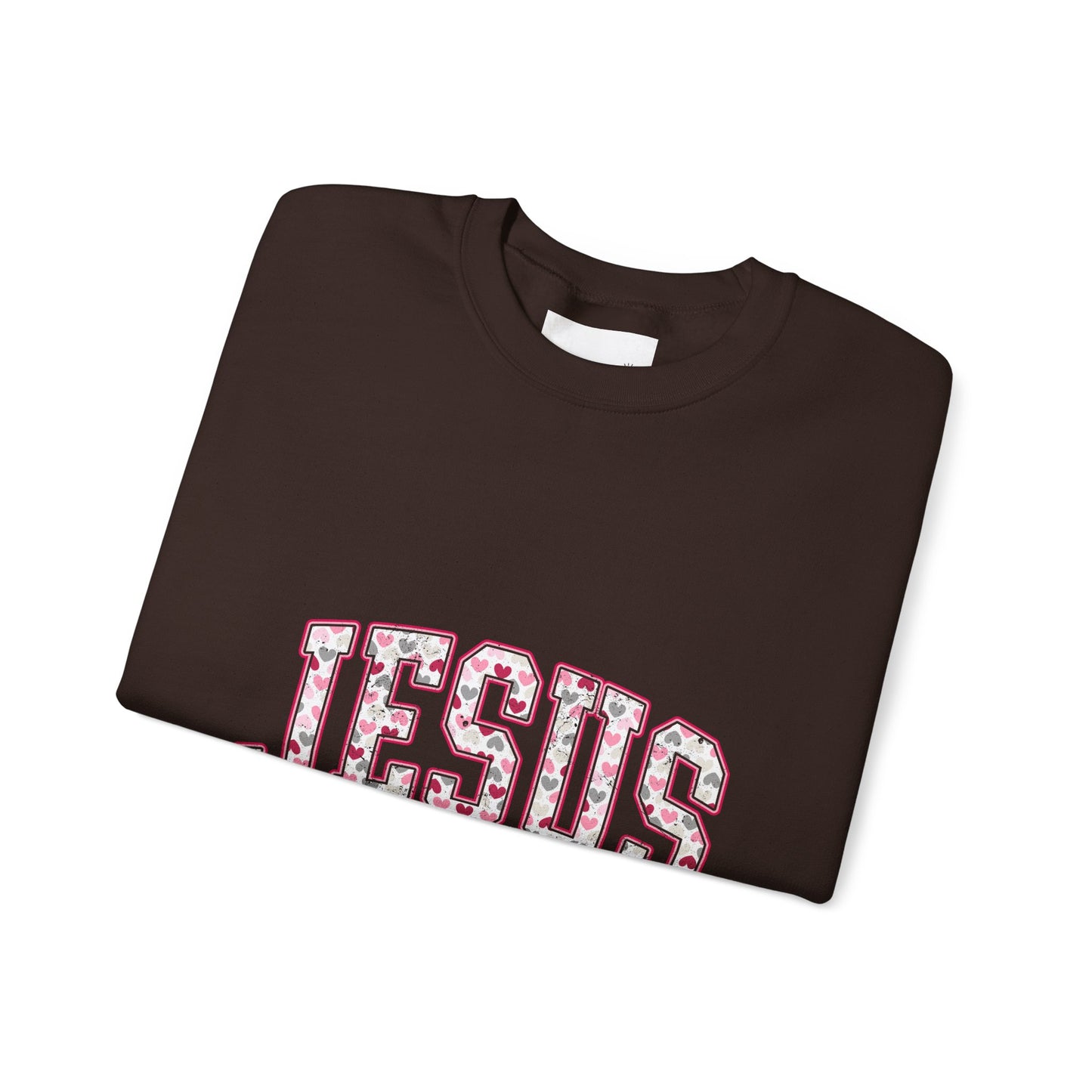 Inspirational Jesus Crewneck Sweatshirt - Faith-Based Apparel, Christian Gift, Cozy Style, Casual Wear, Spiritual Vibe