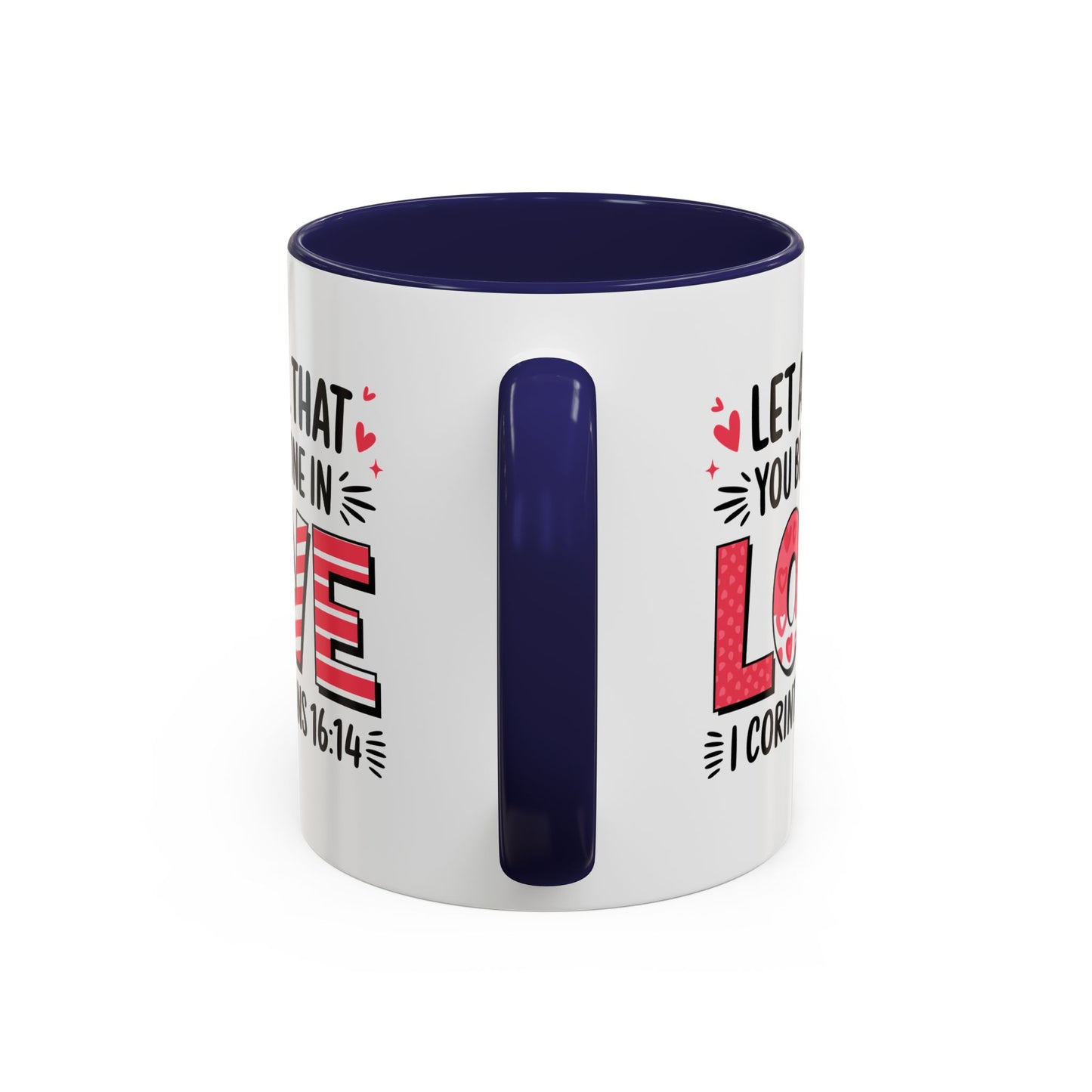 Inspirational Love Coffee Mug - Perfect for Gift Giving, Home, Office, Motivational Design, Valentine's Day Mug, Christian Gift