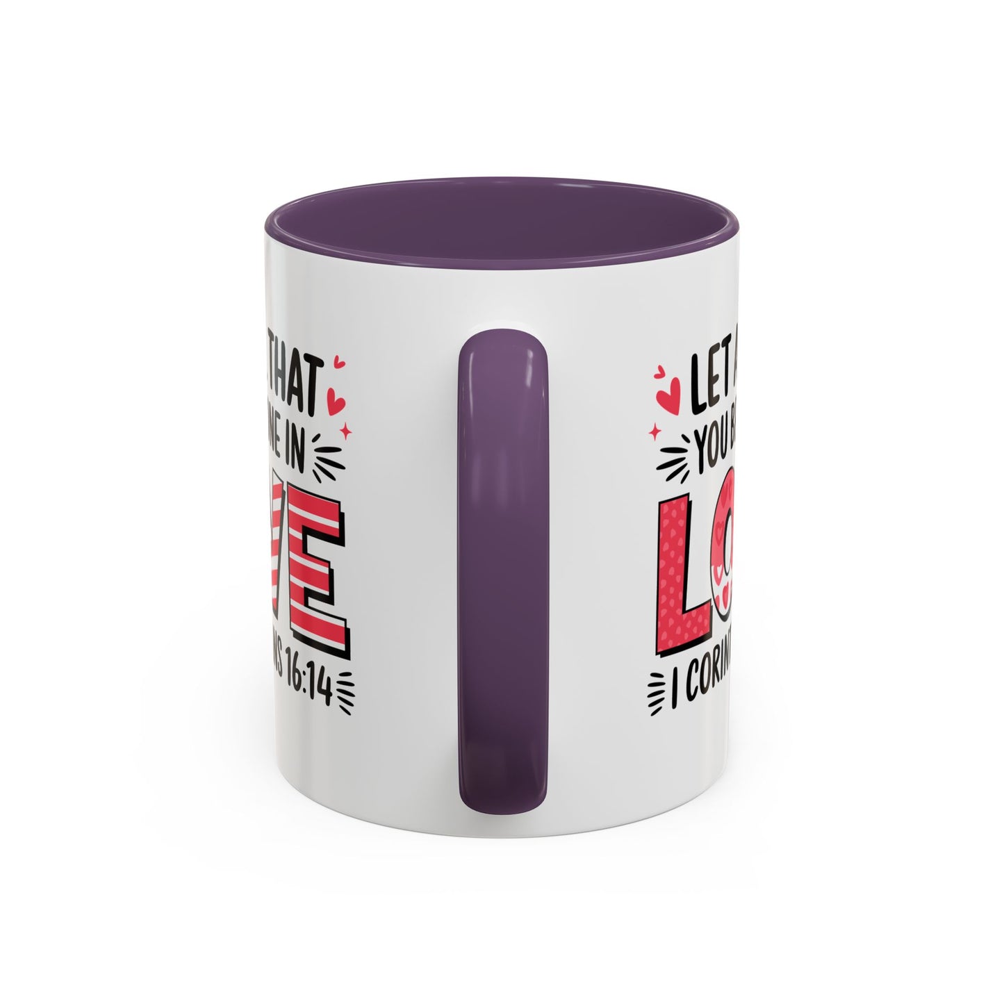 Inspirational Love Coffee Mug - Perfect for Gift Giving, Home, Office, Motivational Design, Valentine's Day Mug, Christian Gift