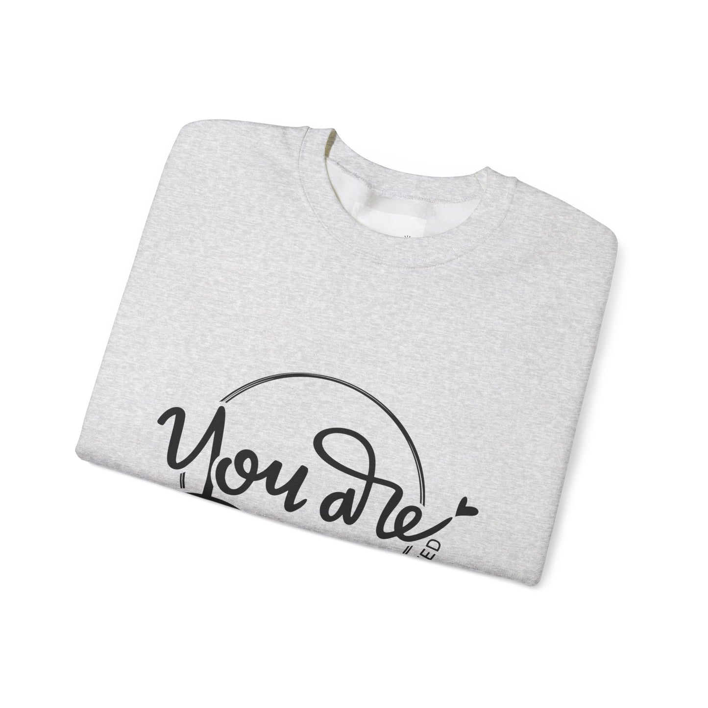 You Are Beautiful Crewneck Sweatshirt, Motivational Sweatshirt, Gifts for Her, Self-Love Apparel, Inspirational Clothing