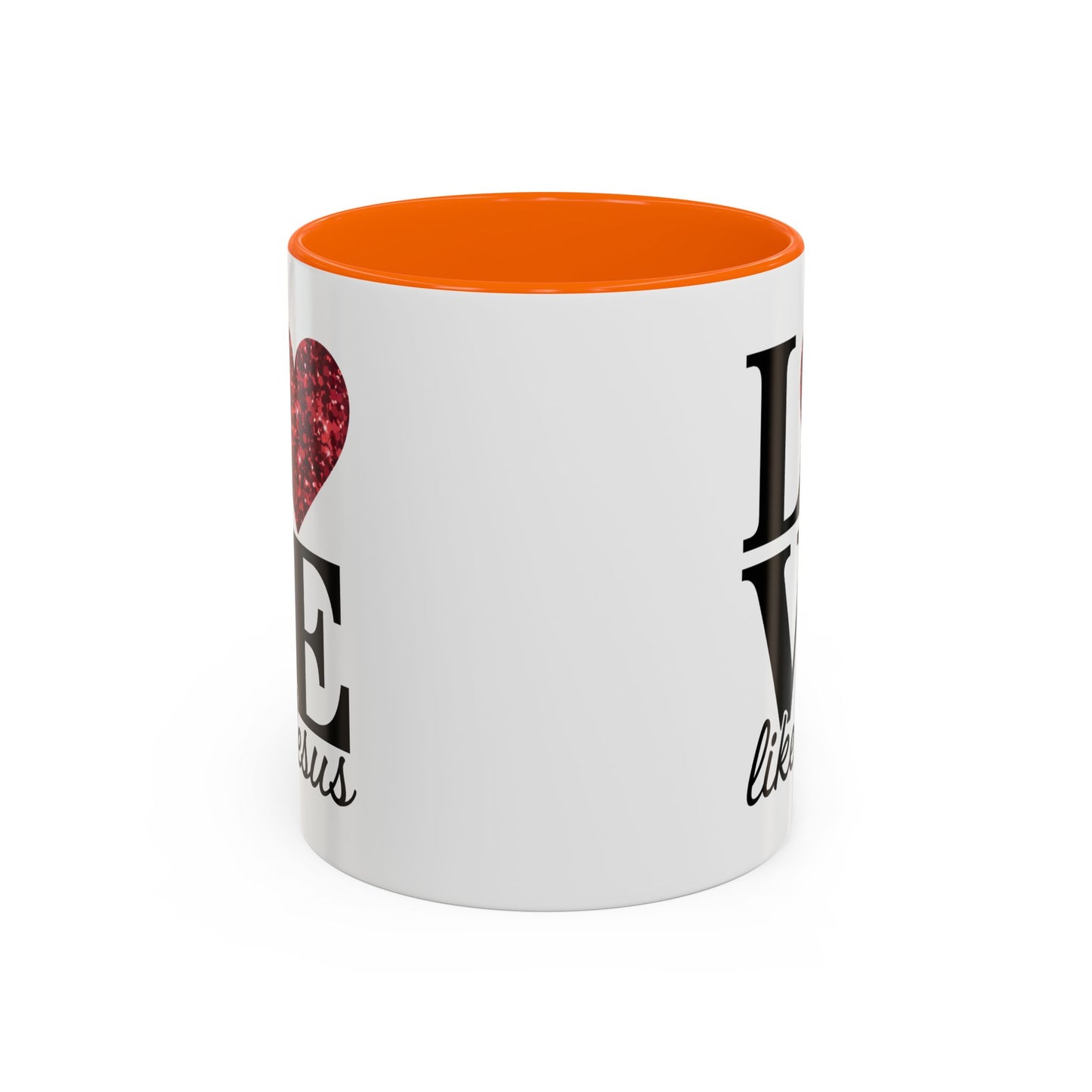 Inspirational Love Mug - Heart Design, Perfect Gift for Christians, Quotes Mug, Coffee Lover's Gift, Decorate Your Kitchen