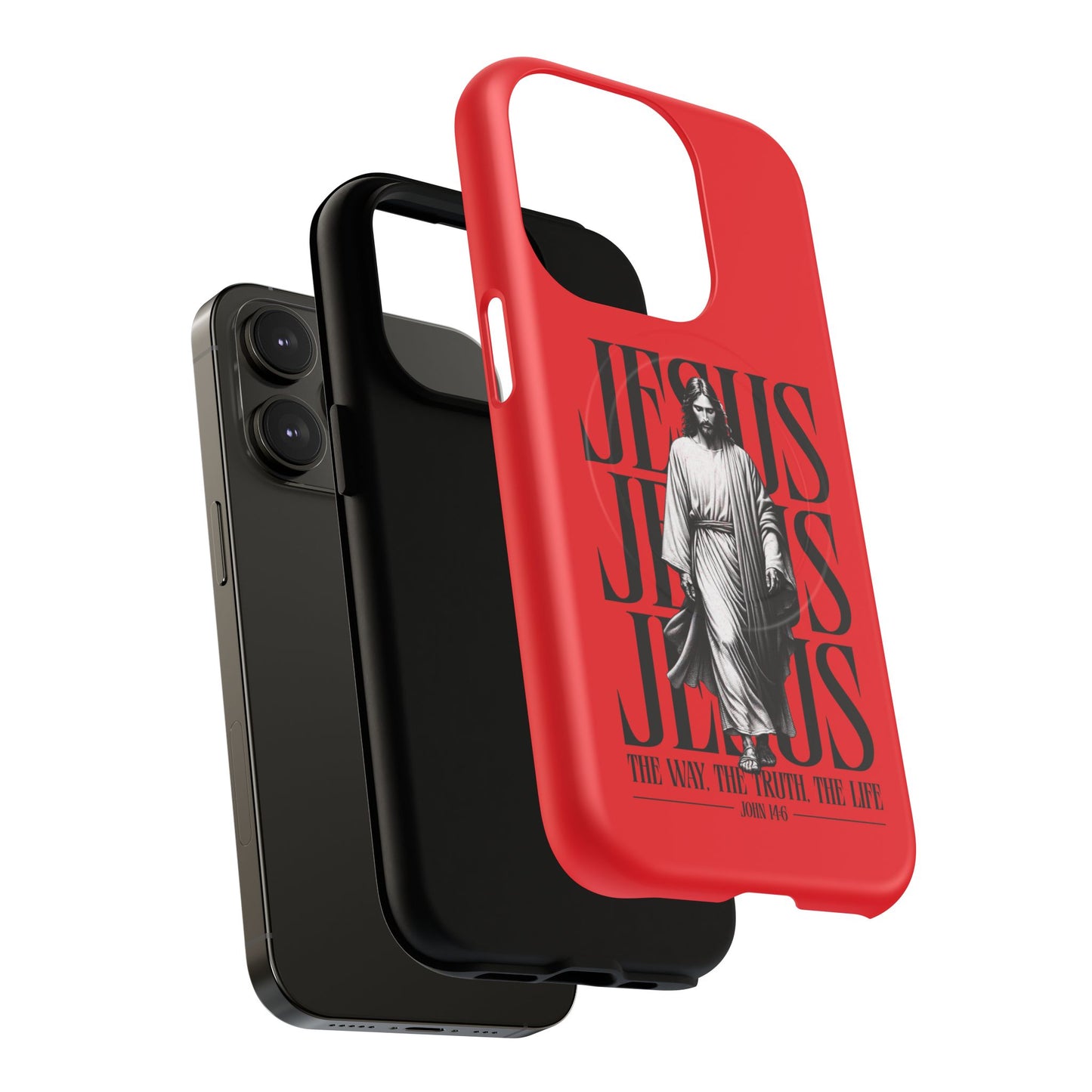 Faith-Inspired Tough Magnetic Phone Case - Jesus The Way, The Truth, The Life