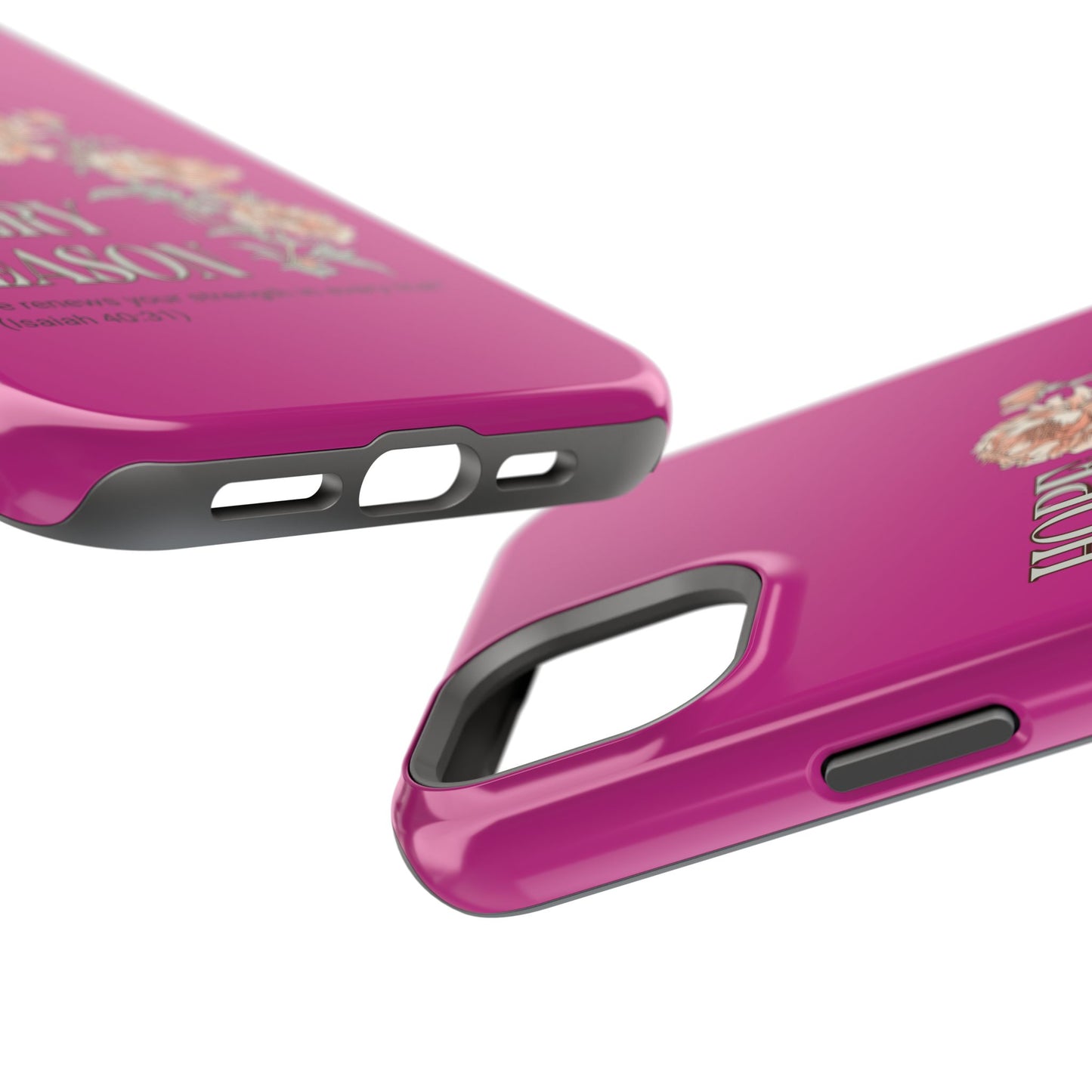 Inspirational Floral Magnetic Tough Case - "Hope in Every Season"
