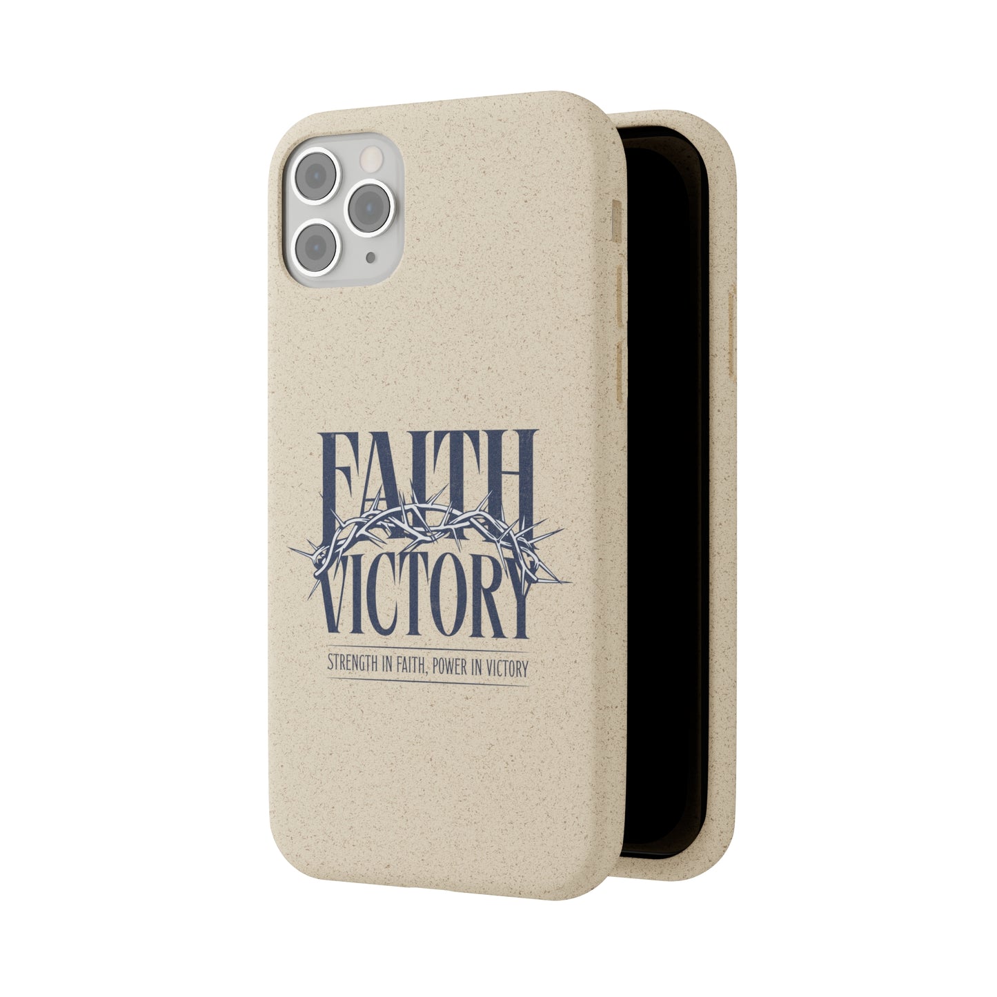 Biodegradable Phone Case - Faith & Victory Design