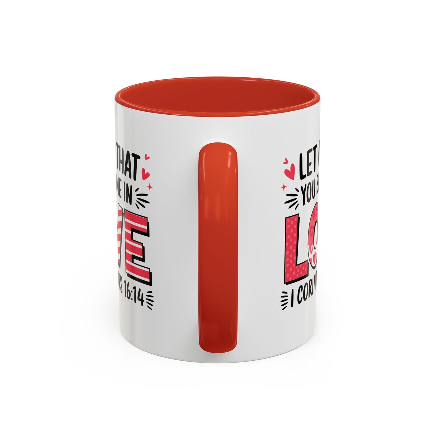 Inspirational Love Coffee Mug - Perfect for Gift Giving, Home, Office, Motivational Design, Valentine's Day Mug, Christian Gift