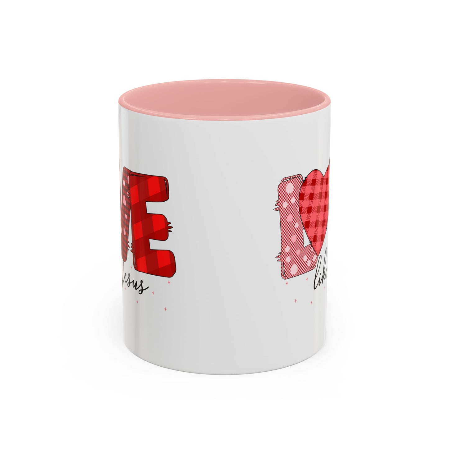 Love Like Jesus Accent Coffee Mug - Perfect Gift for Coffee Lovers, Inspirational Mug for Holidays, Home Décor, Christian Gifts, Home