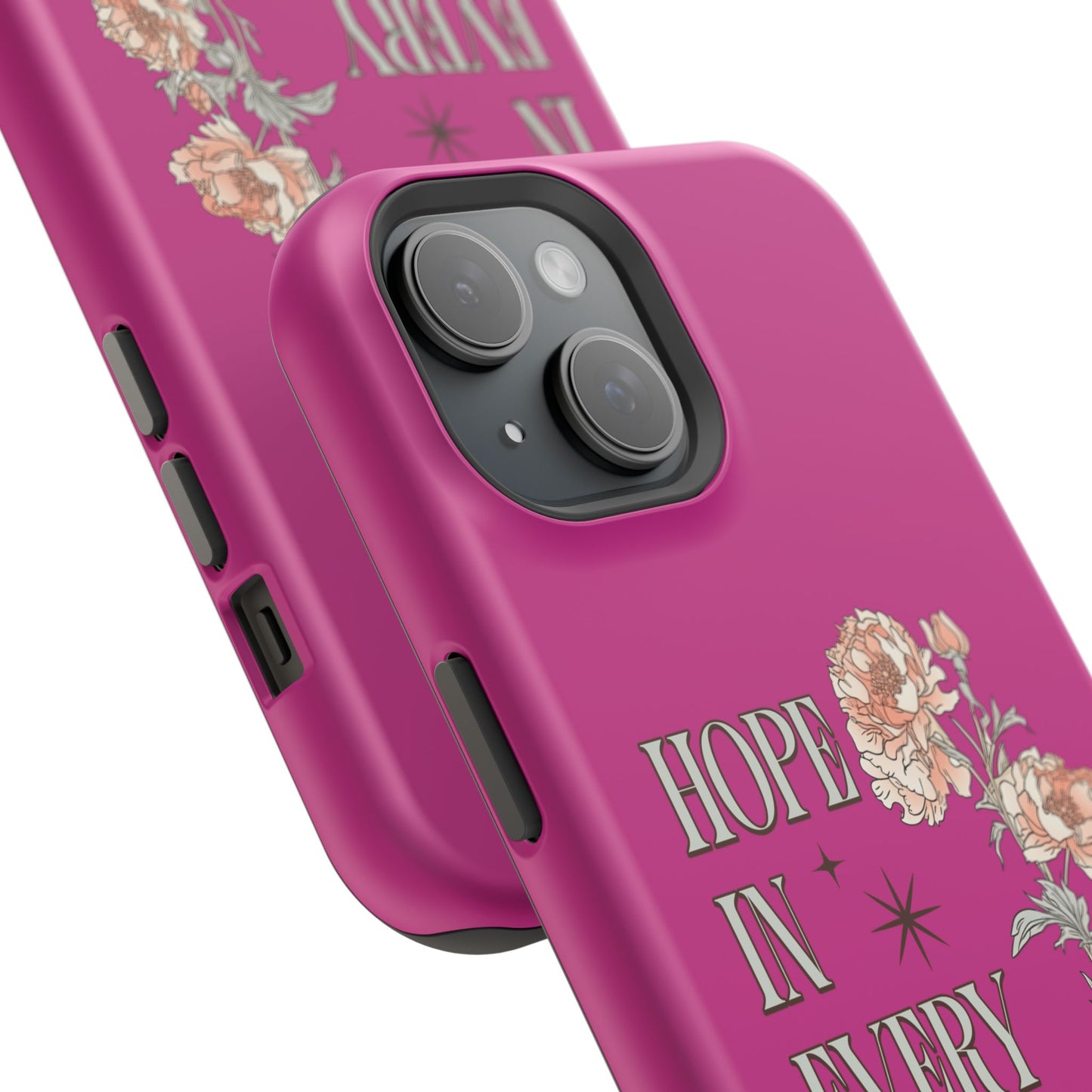 Inspirational Floral Magnetic Tough Case - "Hope in Every Season"