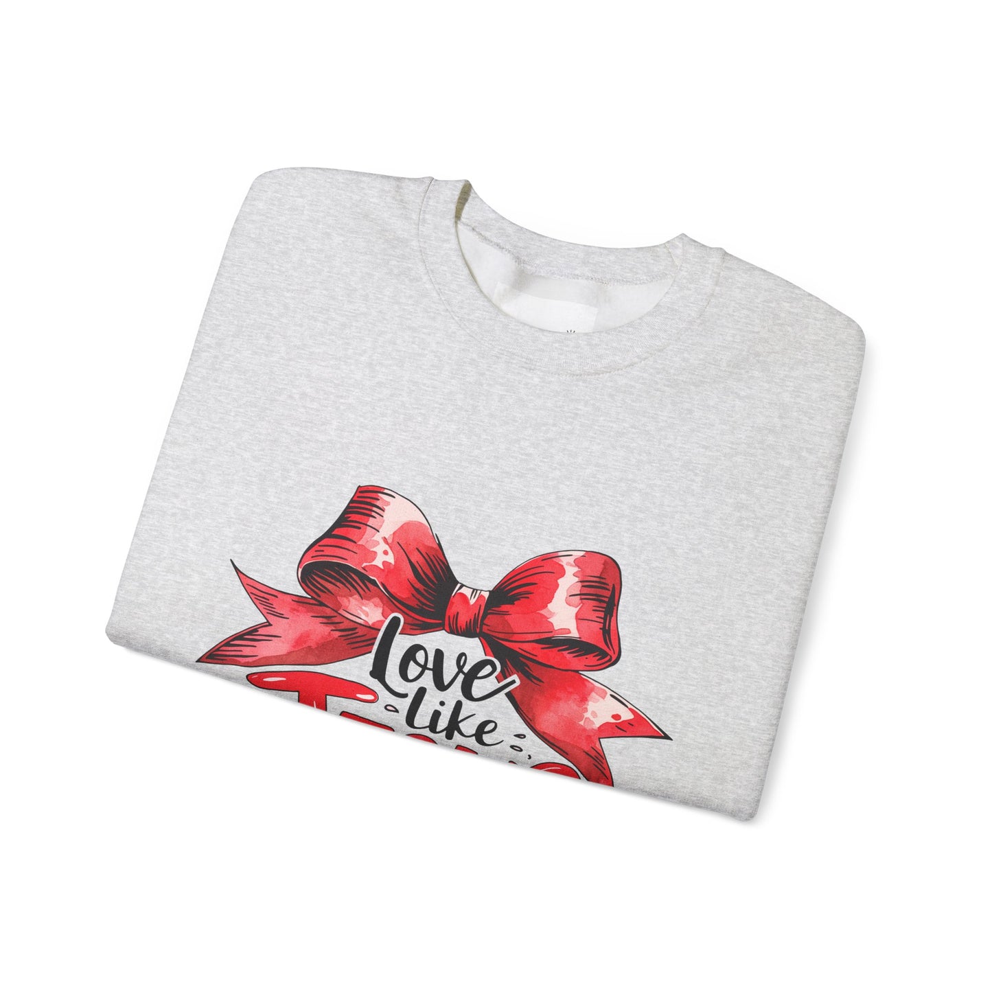 Love Like Jesus Sweatshirt | Inspirational Crewneck | Faith-Based Apparel | Christian Gift | Cozy Church Wear, Religious Motivation,