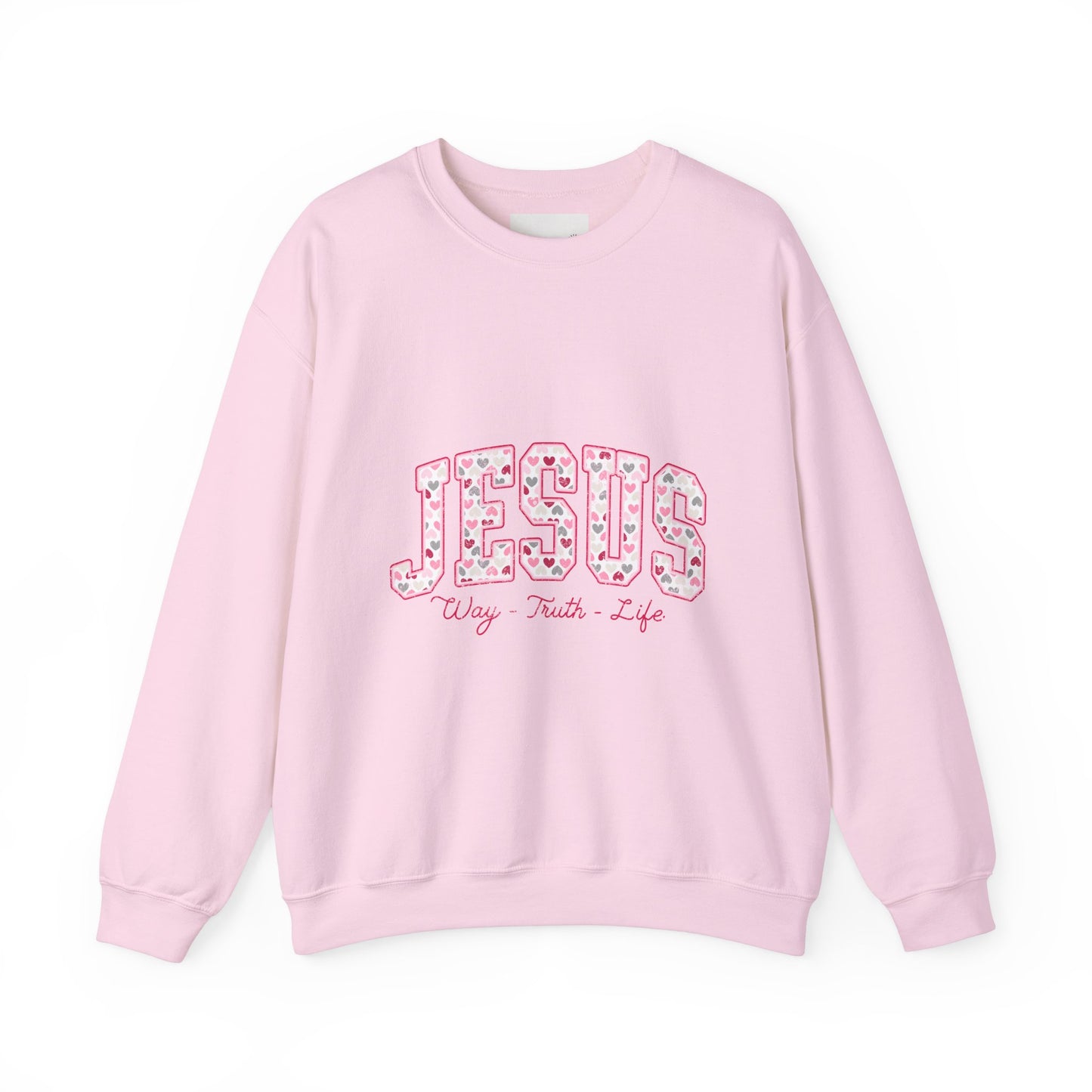 Inspirational Jesus Crewneck Sweatshirt - Faith-Based Apparel, Christian Gift, Cozy Style, Casual Wear, Spiritual Vibe