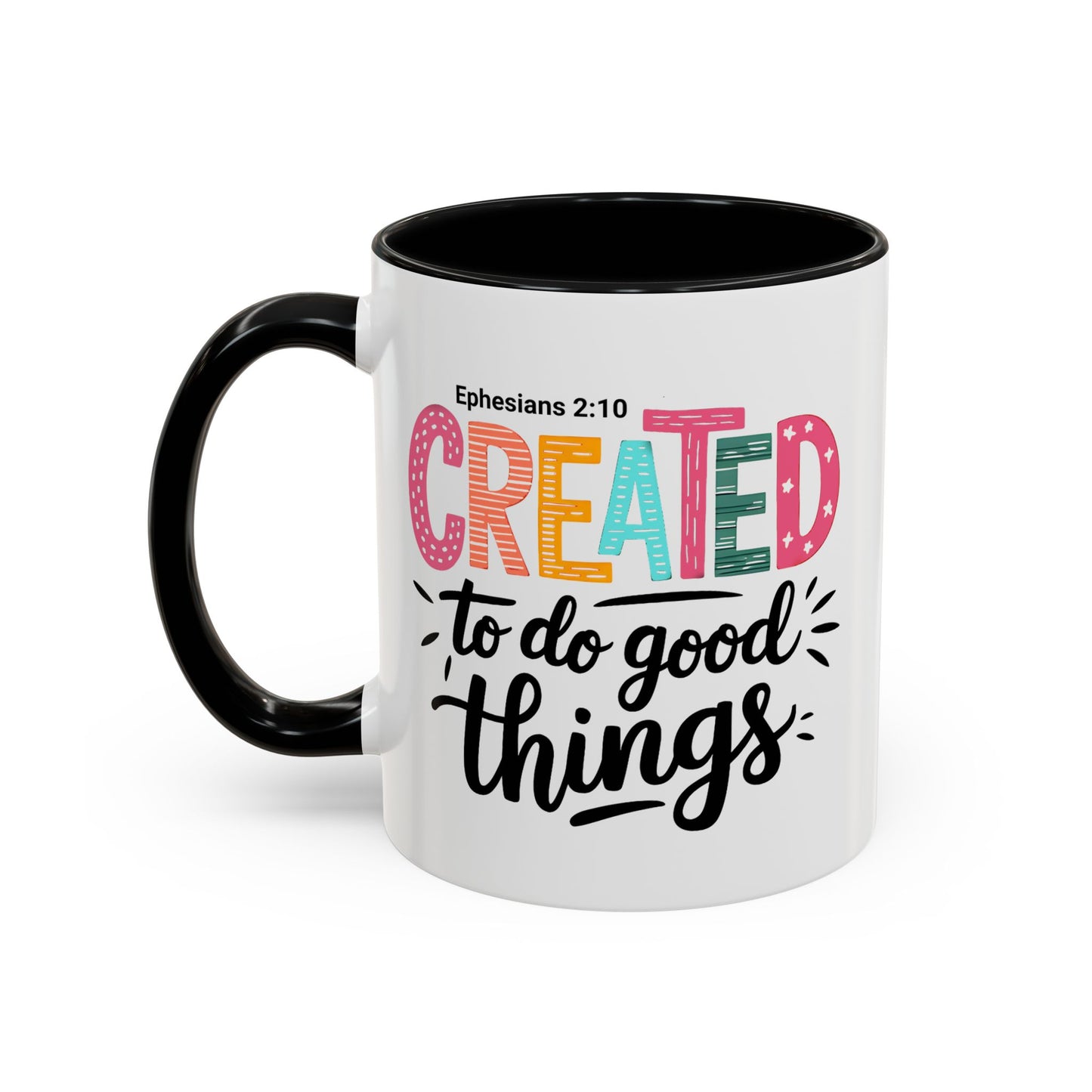 Inspirational Accent Coffee Mug - Perfect for Gifts, Home Decor, Faith-Based Inspirations, Motivational Quotes, Christian Encouragement