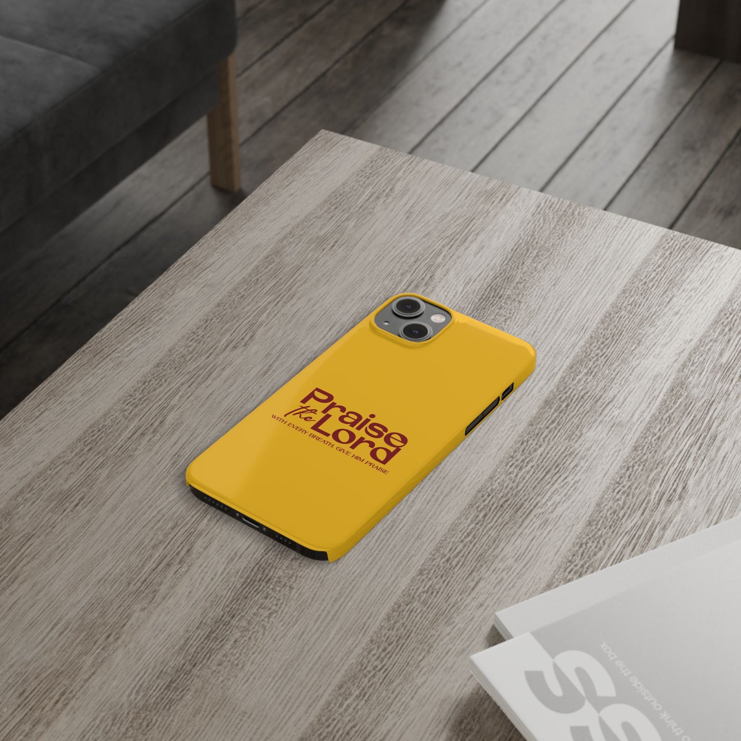 Praise the Lord Slim Phone Case - Inspirational Christian Design