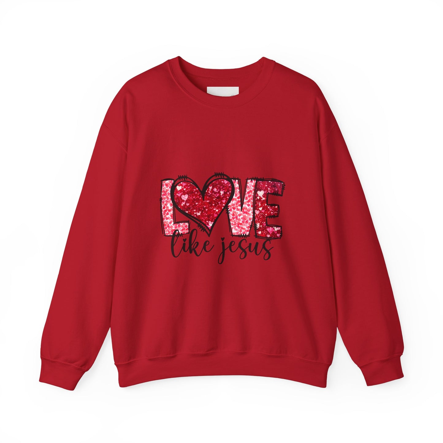 Love Like Jesus Crewneck Sweatshirt, Faithful Christians Gift, Cozy Christian Apparel, Inspirational Sweatshirt, Religious Gifts