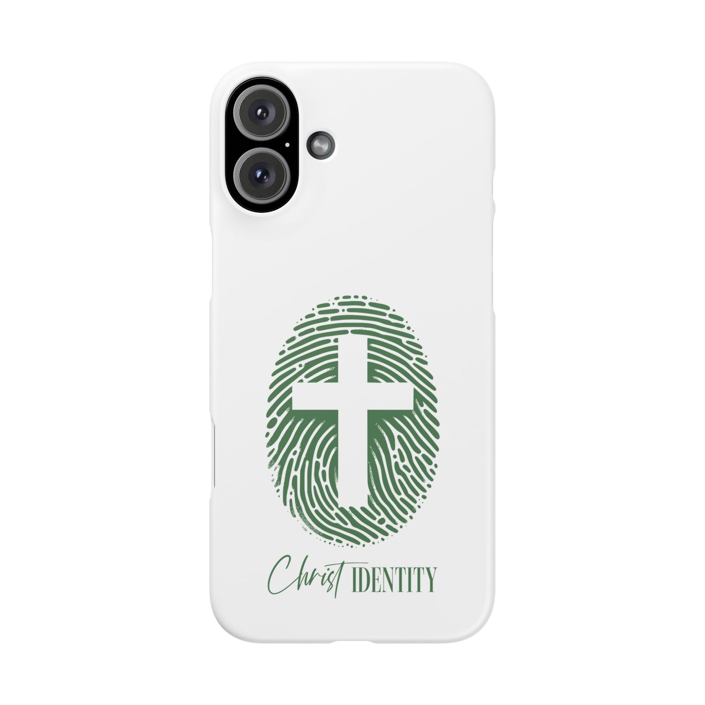 Inspirational Christ Identity Snap Case - Faith-Based Phone Cover
