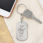 Engraved Tag Keychain