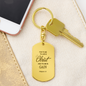 Engraved Tag Keychain