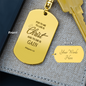 Engraved Tag Keychain